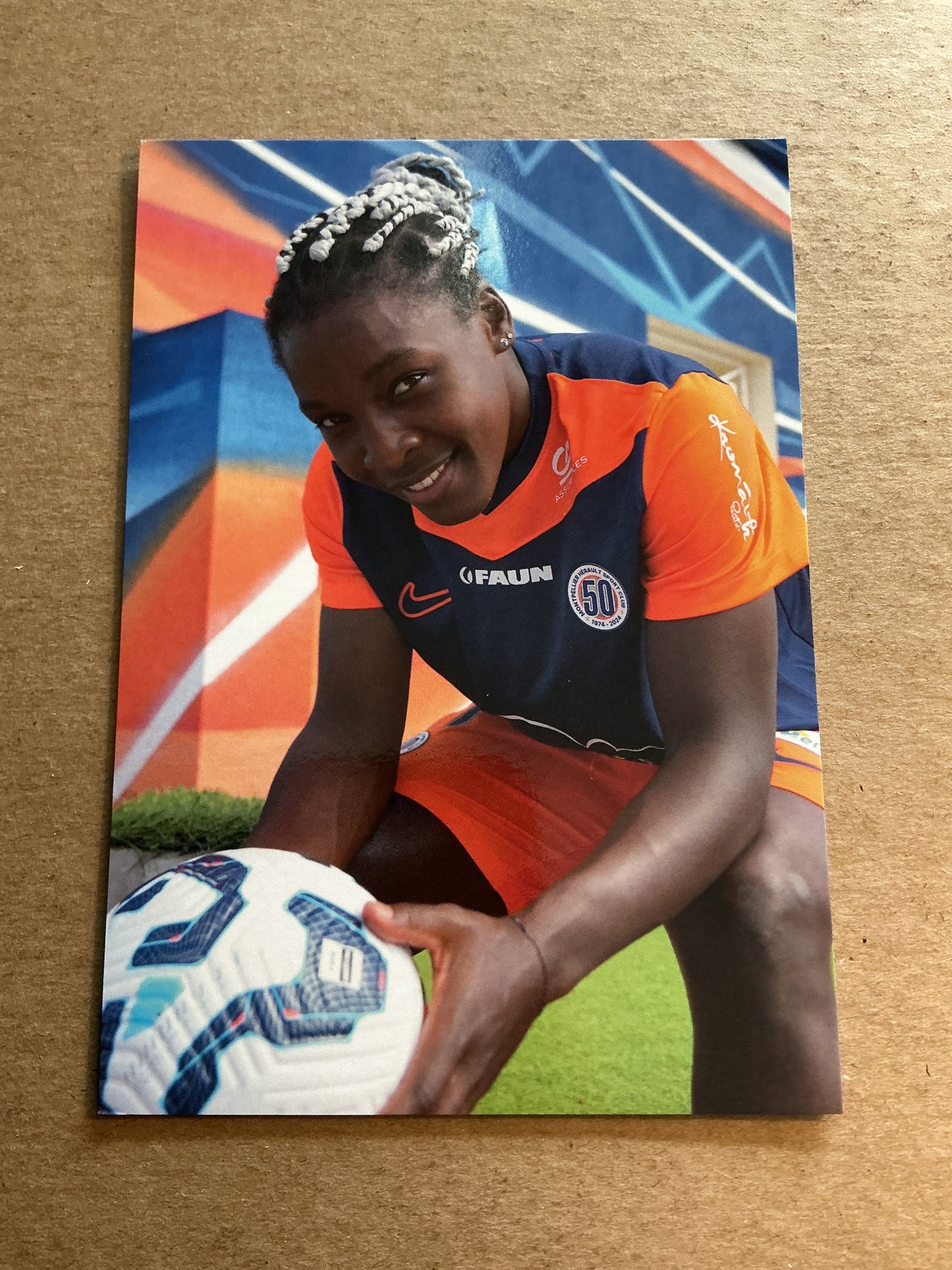 Nina Ngueleu, Nigeria 🇳🇬 Montpellier HSC 2024/25 hand signed