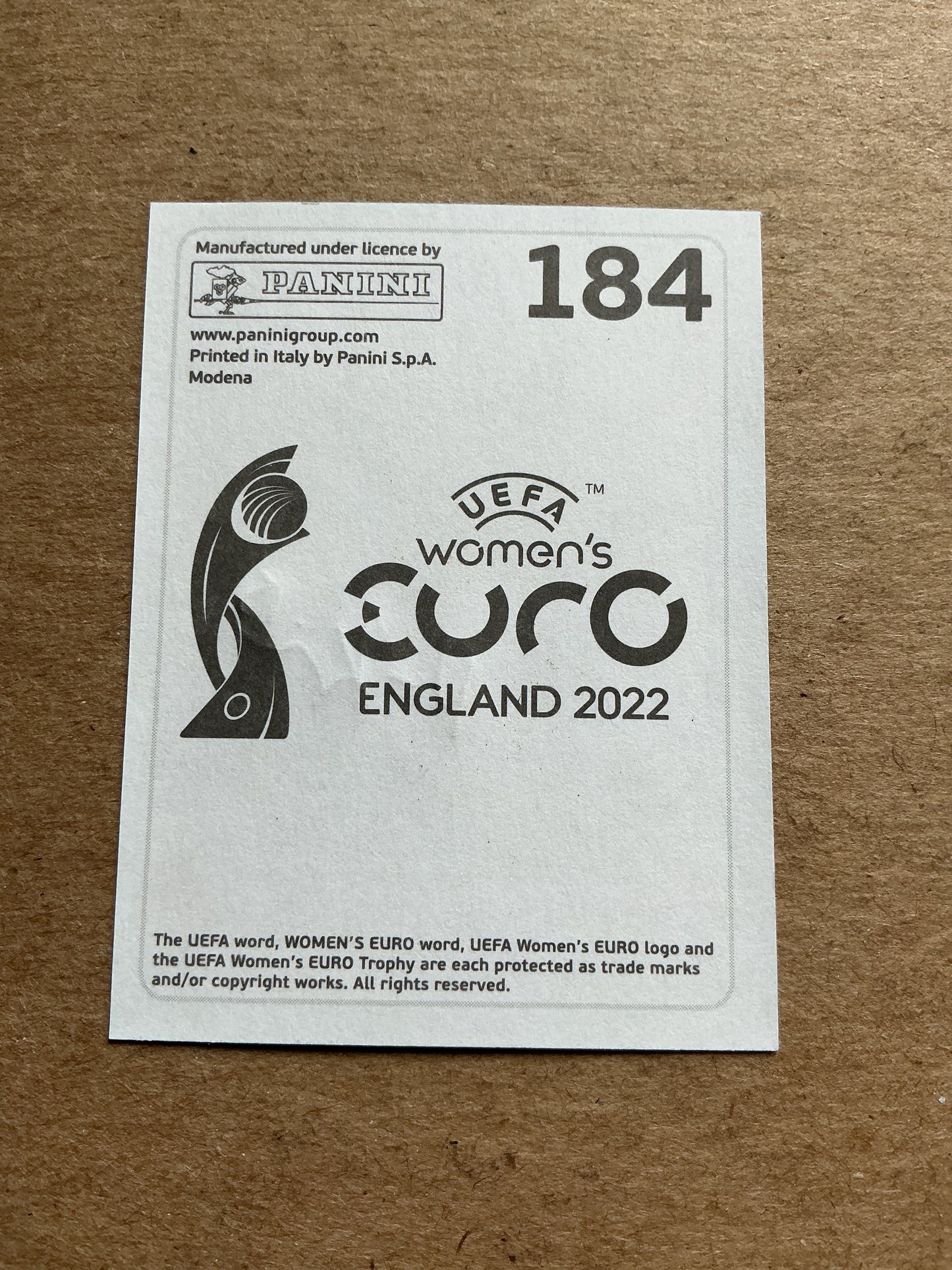 Natalia Kuikka, Finland 🇫🇮 UEFA Women’s Euro Cup 2022 Panini hand signed