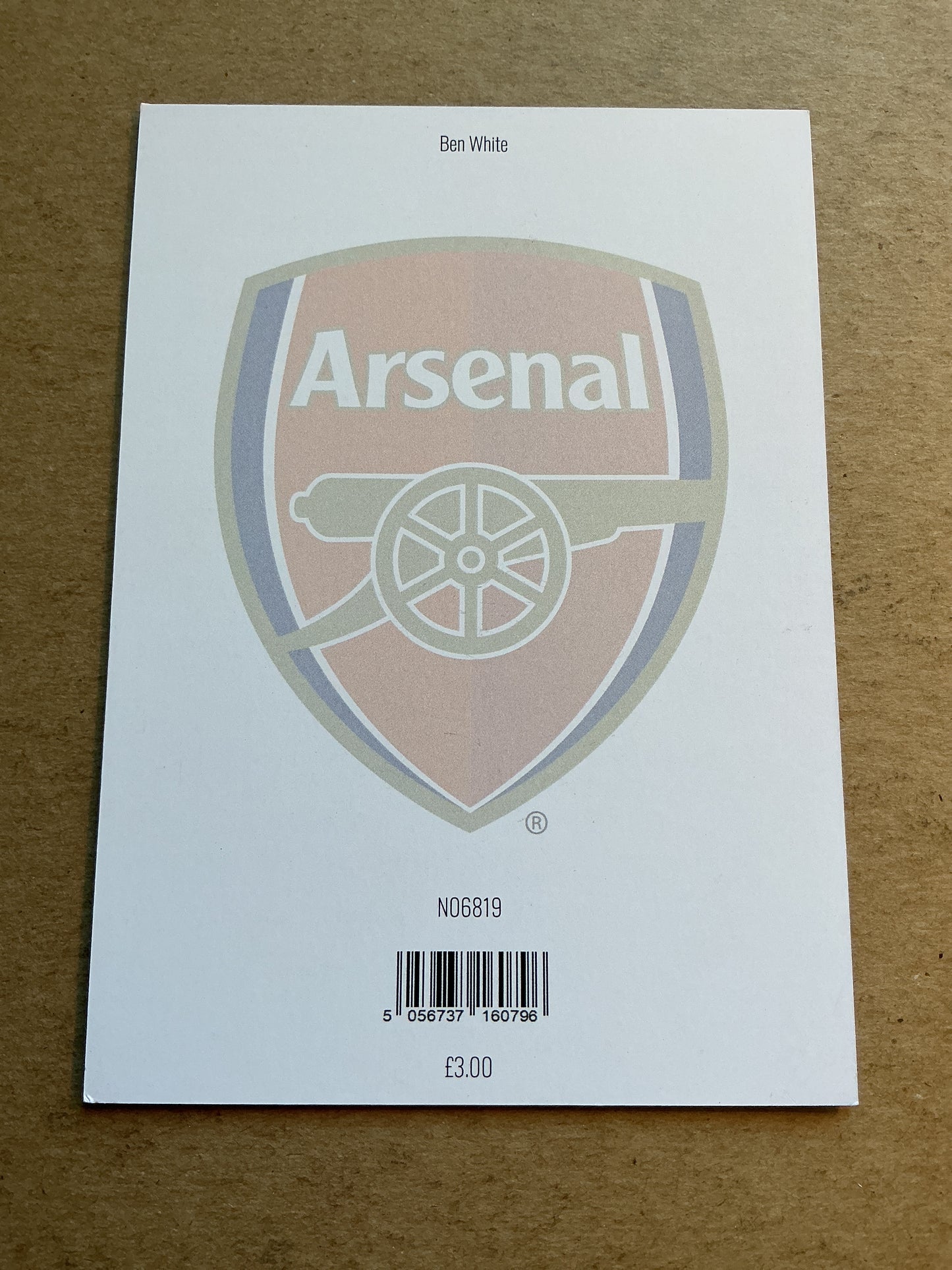 Ben White, England 🏴 Arsenal FC 2024/25 hand signed
