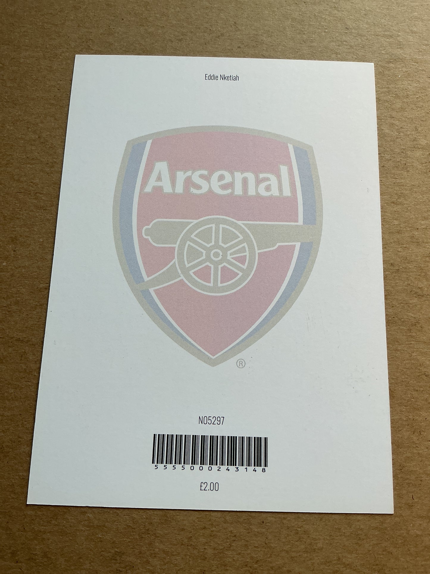 Eddie Nketiah, England 🏴 Arsenal FC 2022/23 hand signed