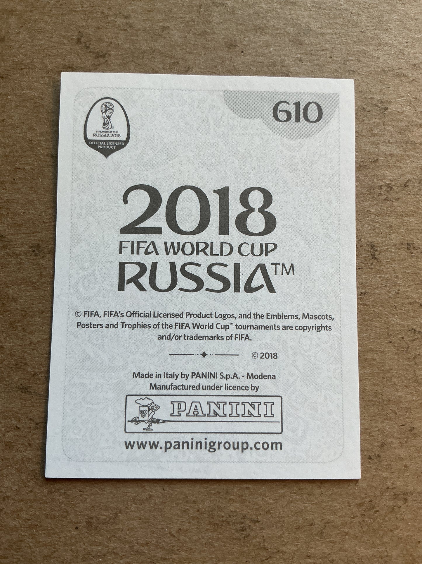 Łukasz Teodorczyk, Poland 🇵🇱 FIFA World Cup 2018 Panini hand signed