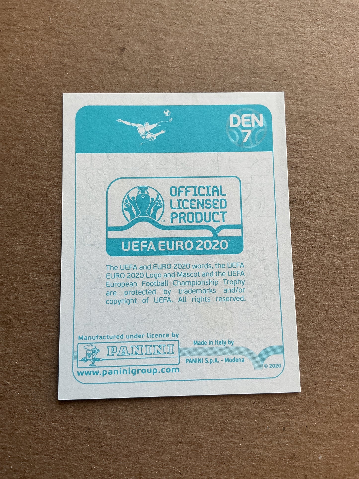 Kasper Schmeichel, Denmark π©π° UEFA Euro 2020 Panini hand signed