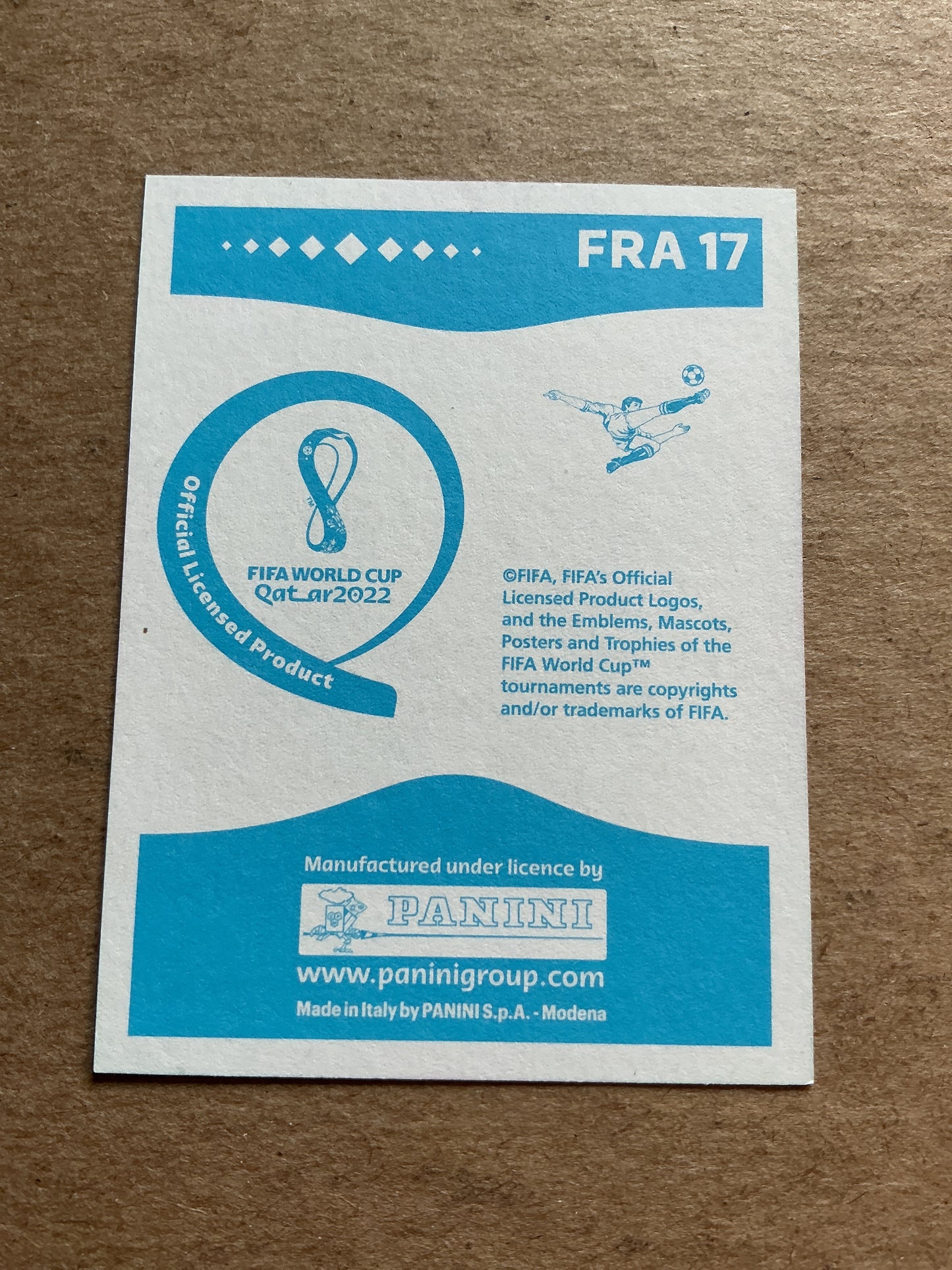 Kingsley Coman, France 🇫🇷 FIFA World Cup 2022 Panini hand signed