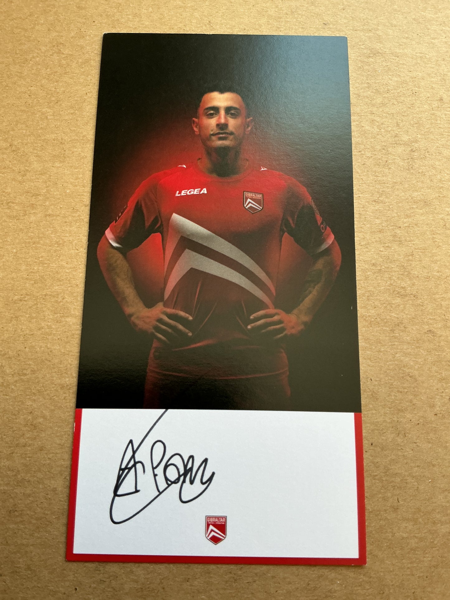Alain Pons, Gibraltar 🇬🇮 2021 hand signed
