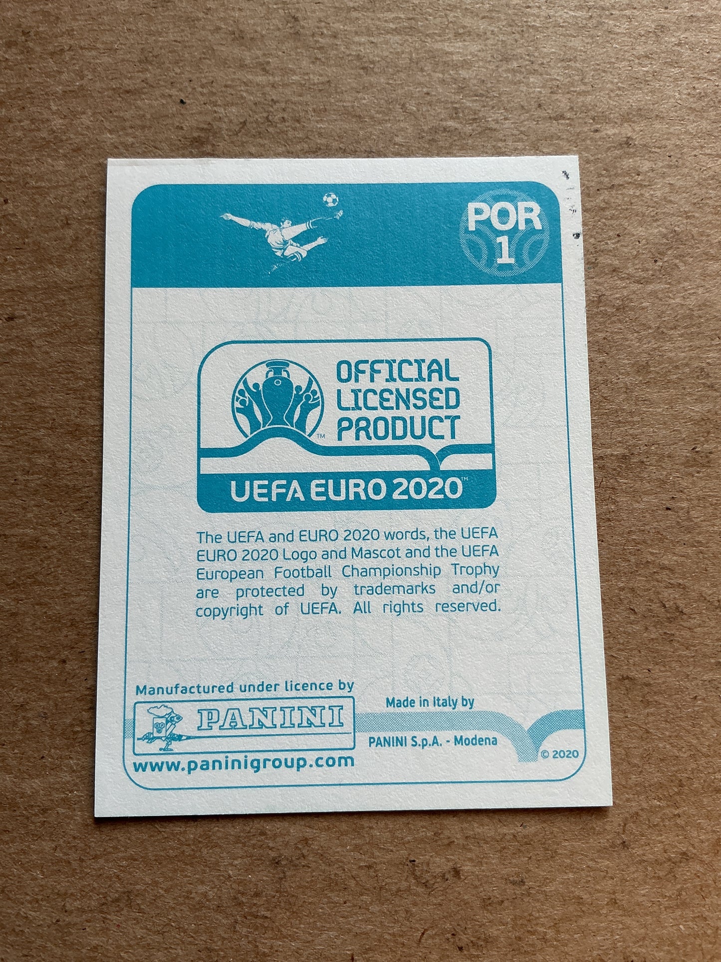 Fernando Santos, Portugal ๐ต๐น UEFA Euro 2020 Panini hand signed