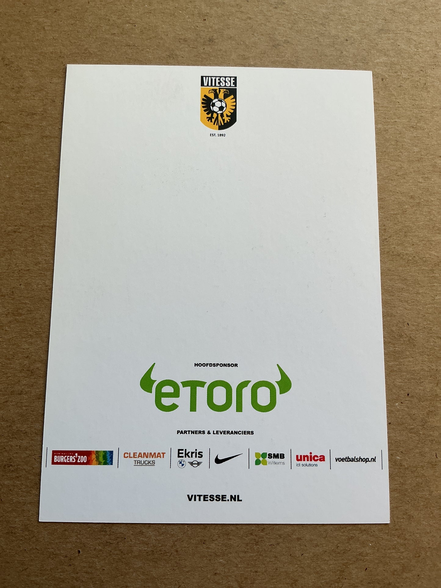 Tomáš Hájek, Czech Republic 🇨🇿 Vitesse Arnhem 2022/23 hand signed