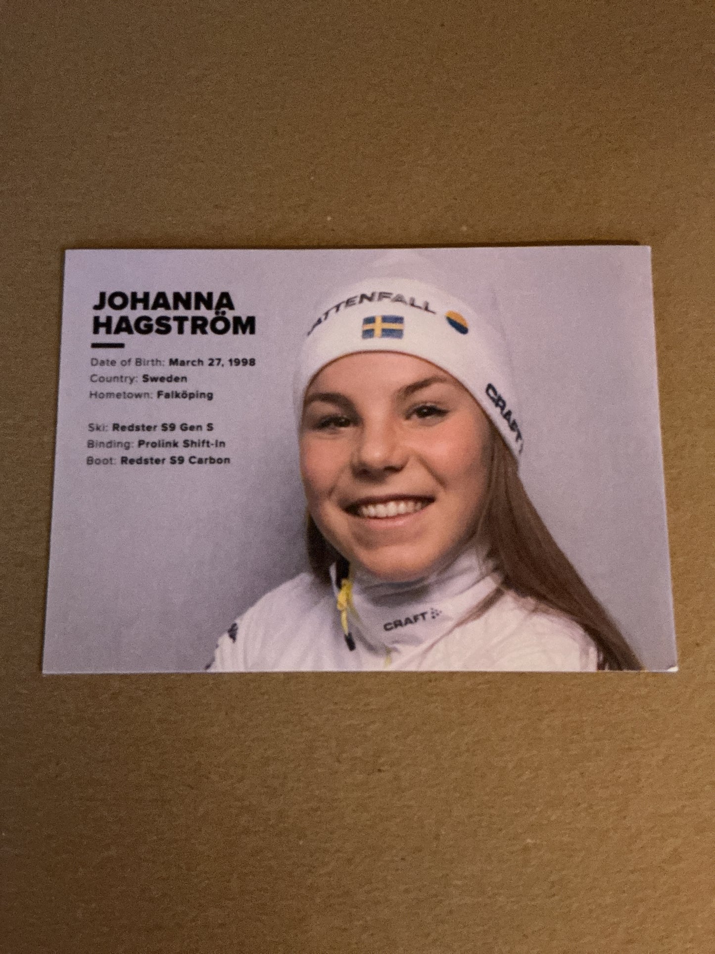 Johanna Hagström, Sweden 🇸🇪 Cross Country 2023/24 hand signed