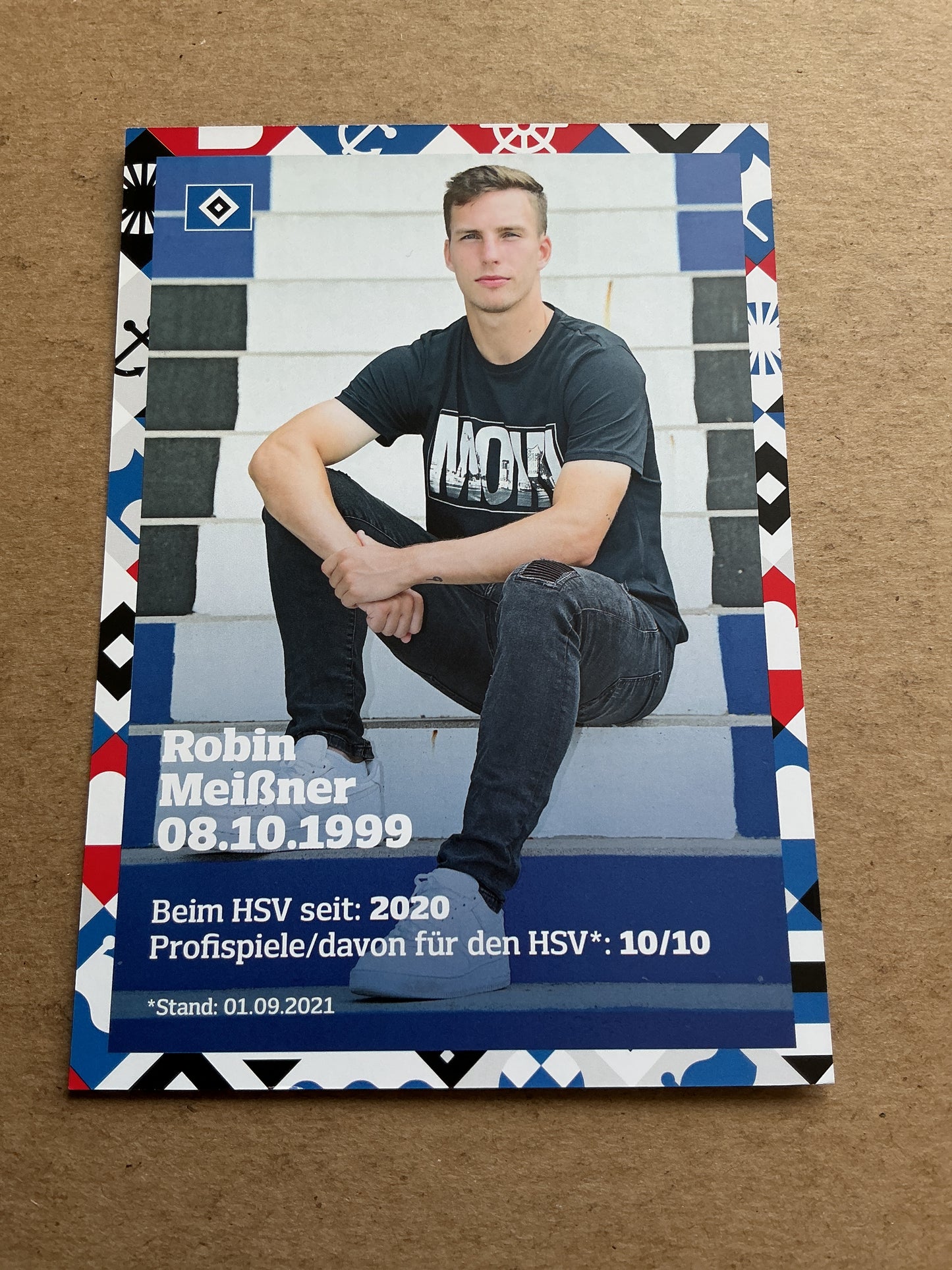 Robin Meißner, Germany 🇩🇪 Hamburger SV 2021/22 hand signed