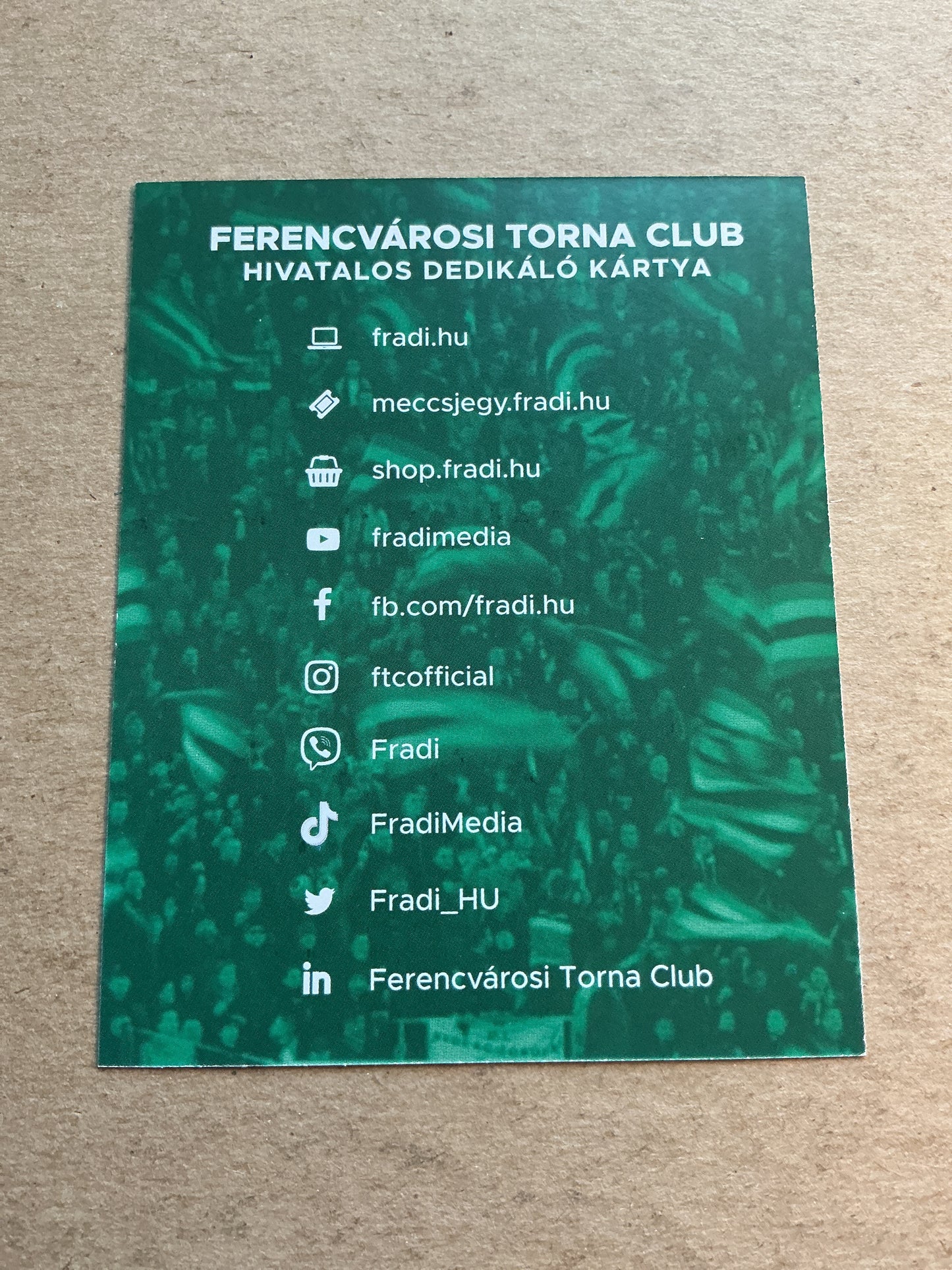 Lóránd Pászka, Hungary 🇭🇺 Ferencváros 2022/23 hand signed