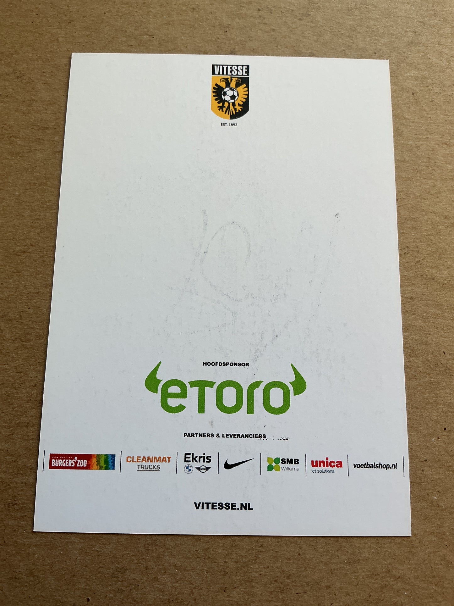 Markus Schubert, Germany 🇩🇪 Vitesse Arnhem 2022/23 hand signed