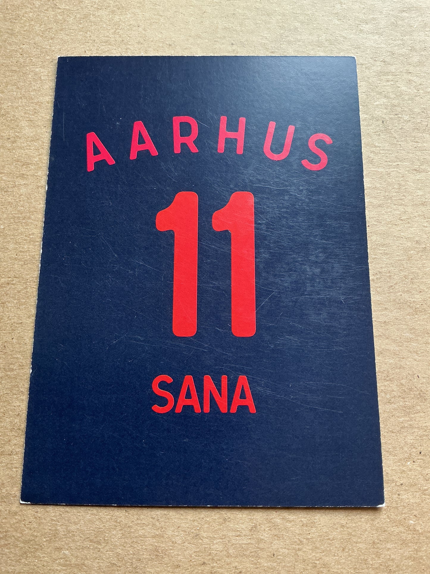 Tobias Sana, Sweden 🇸🇪 Aarhus GF 2018/19 hand signed