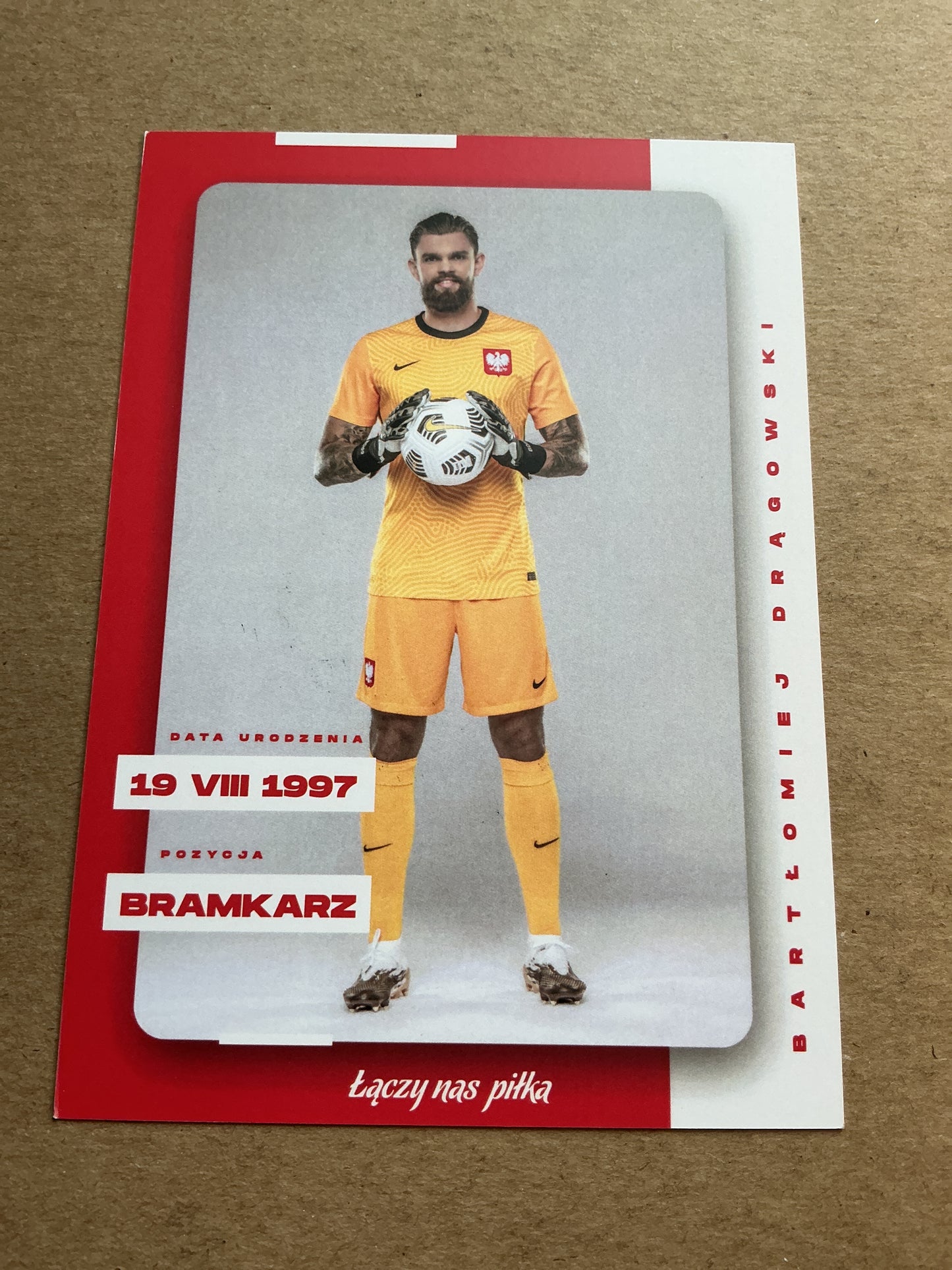 Bartlomiej Dragowski, Poland 🇵🇱 UEFA Euro Cup 2020 hand signed