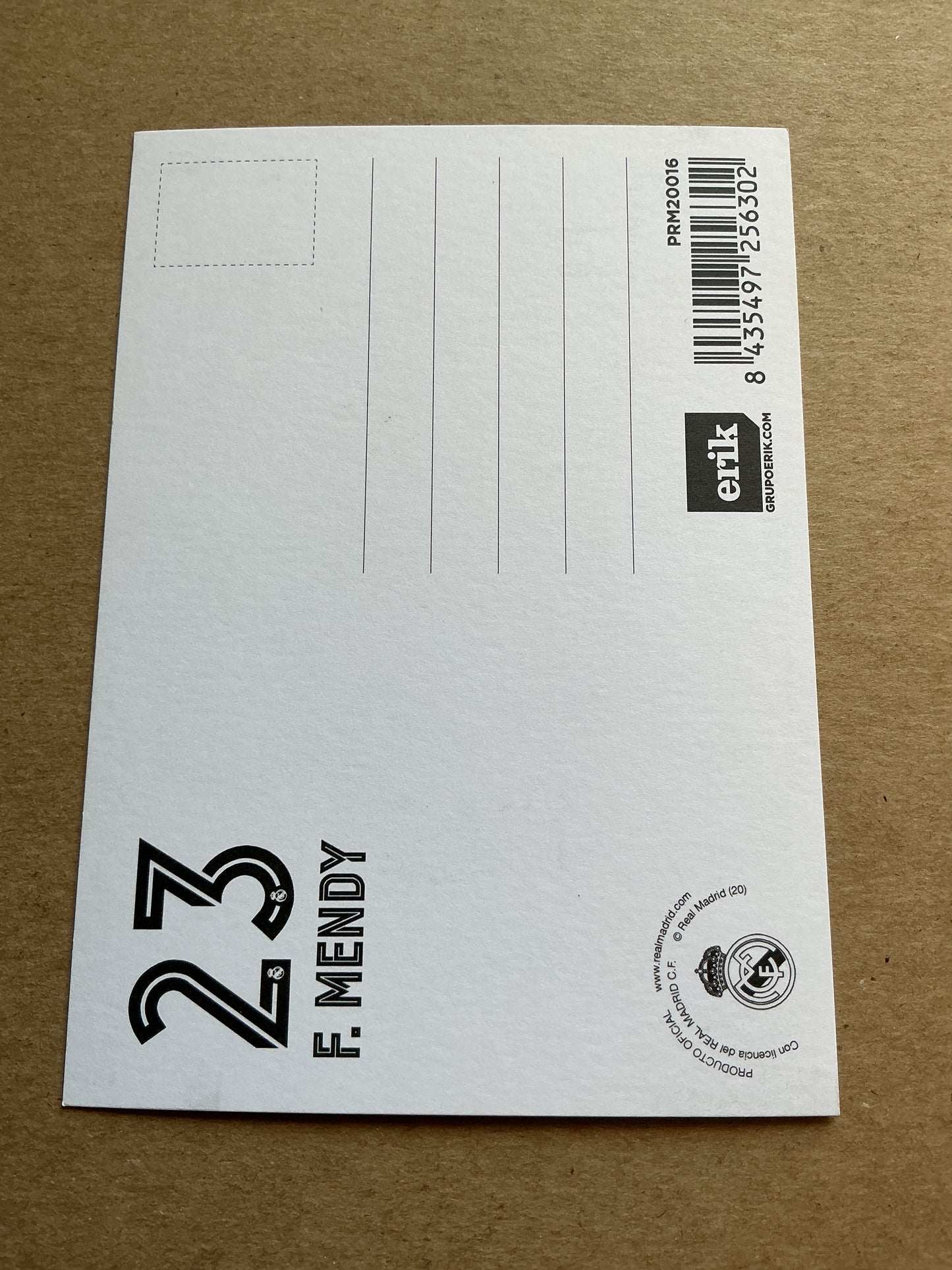 Ferland Mendy, France 🇫🇷 Real Madrid 2020/21 hand signed