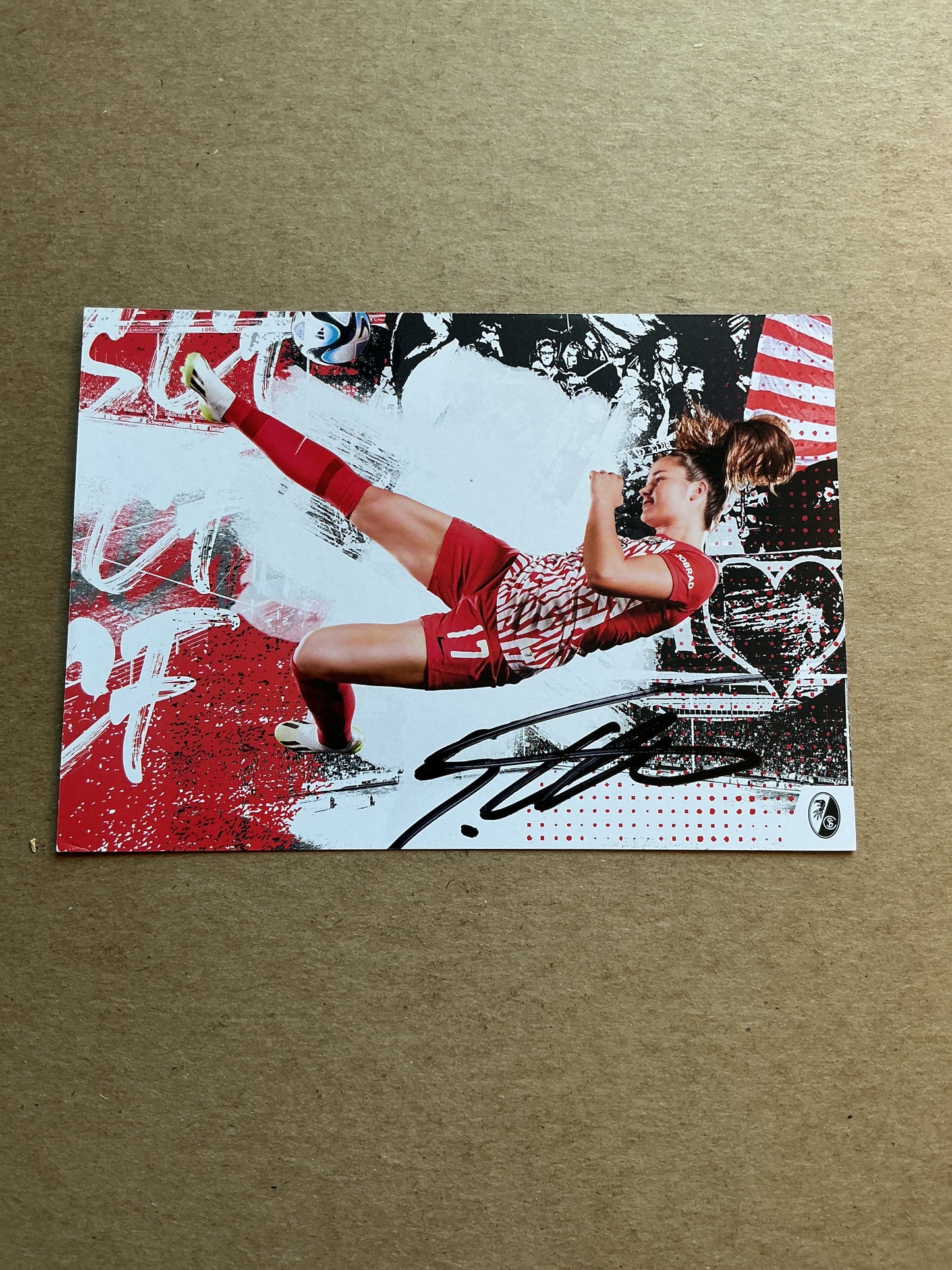 Svenja Fölmli, Switzerland 🇨🇭 SC Freiburg 2023/24 hand signed