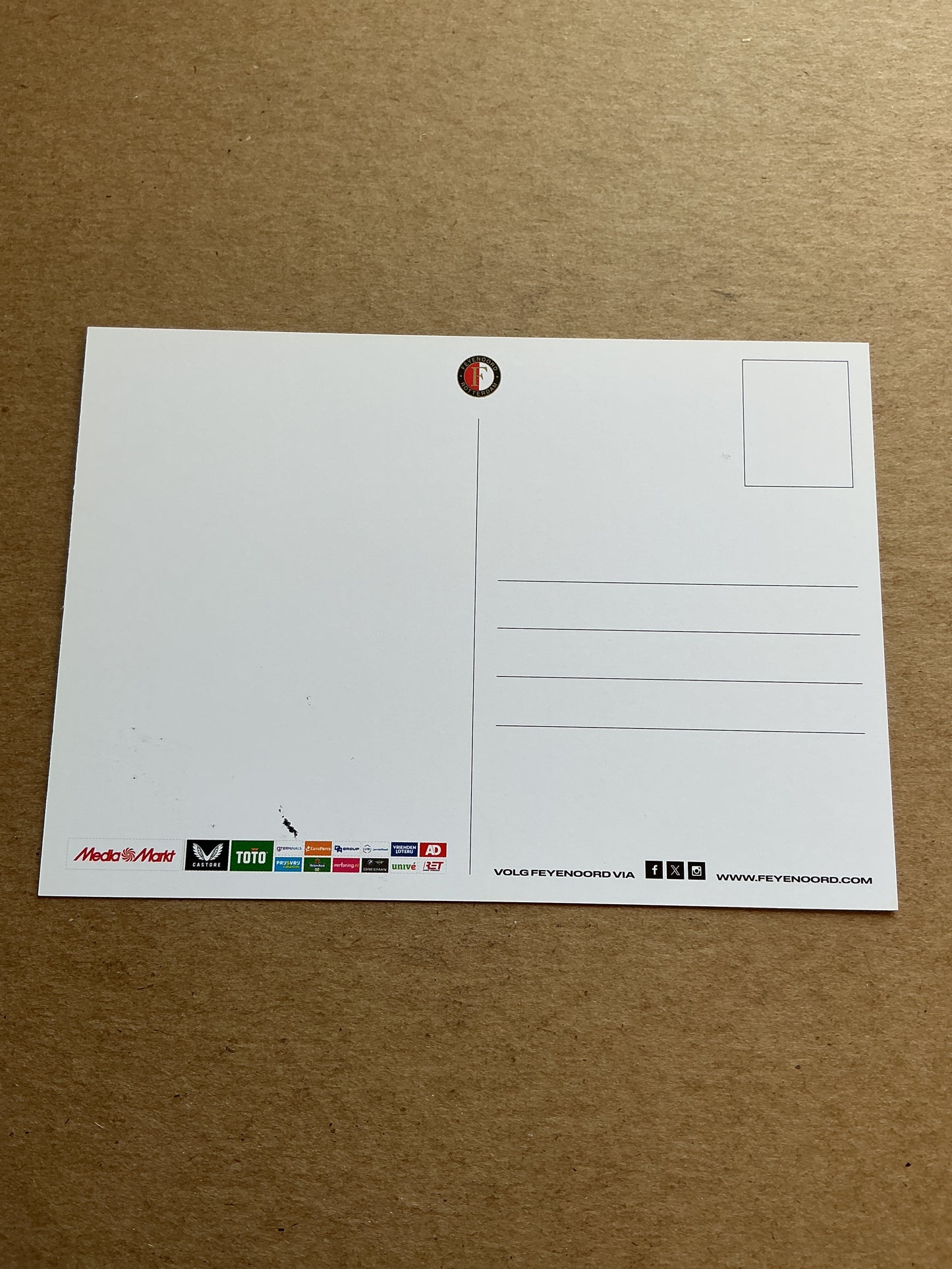 Bart Nieuwkoop, Netherlands 🇳🇱 Feyenoord Rotterdam 2024/25 hand signed