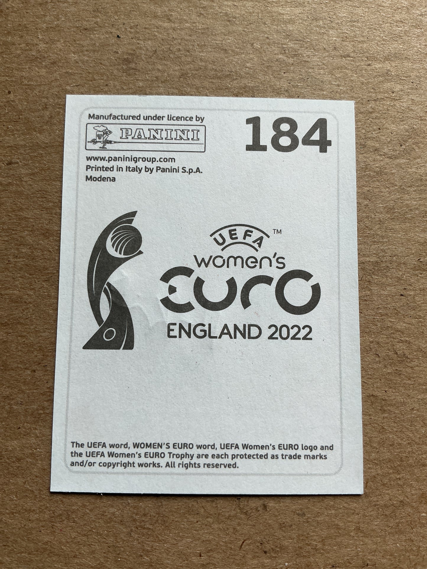 Natalia Kuikka, Finland 🇫🇮 UEFA Women’s Euro Cup 2022 Panini hand signed