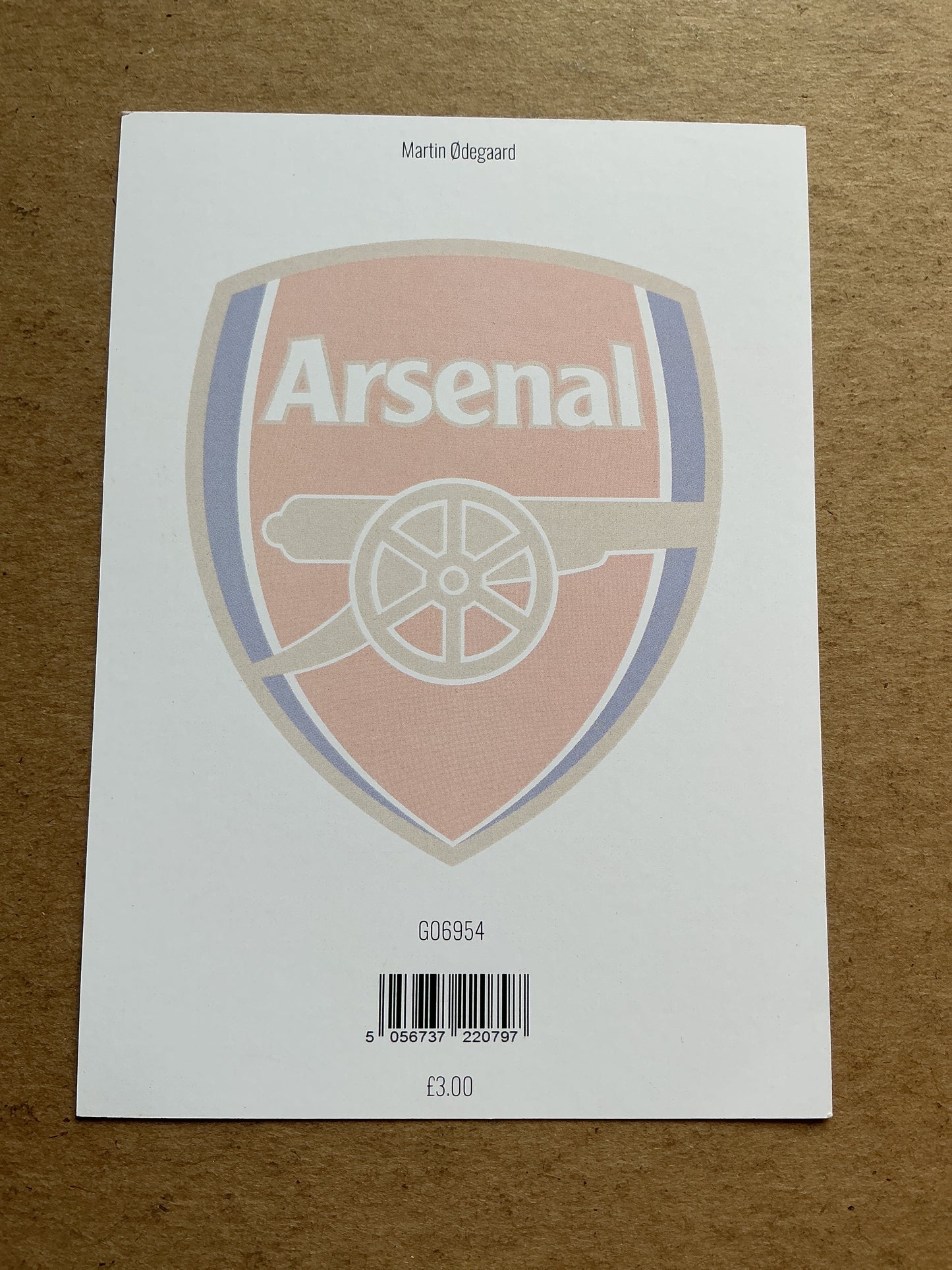 Martin Ødegaard, Norway 🇳🇴 Arsenal FC 2025/26 hand signed