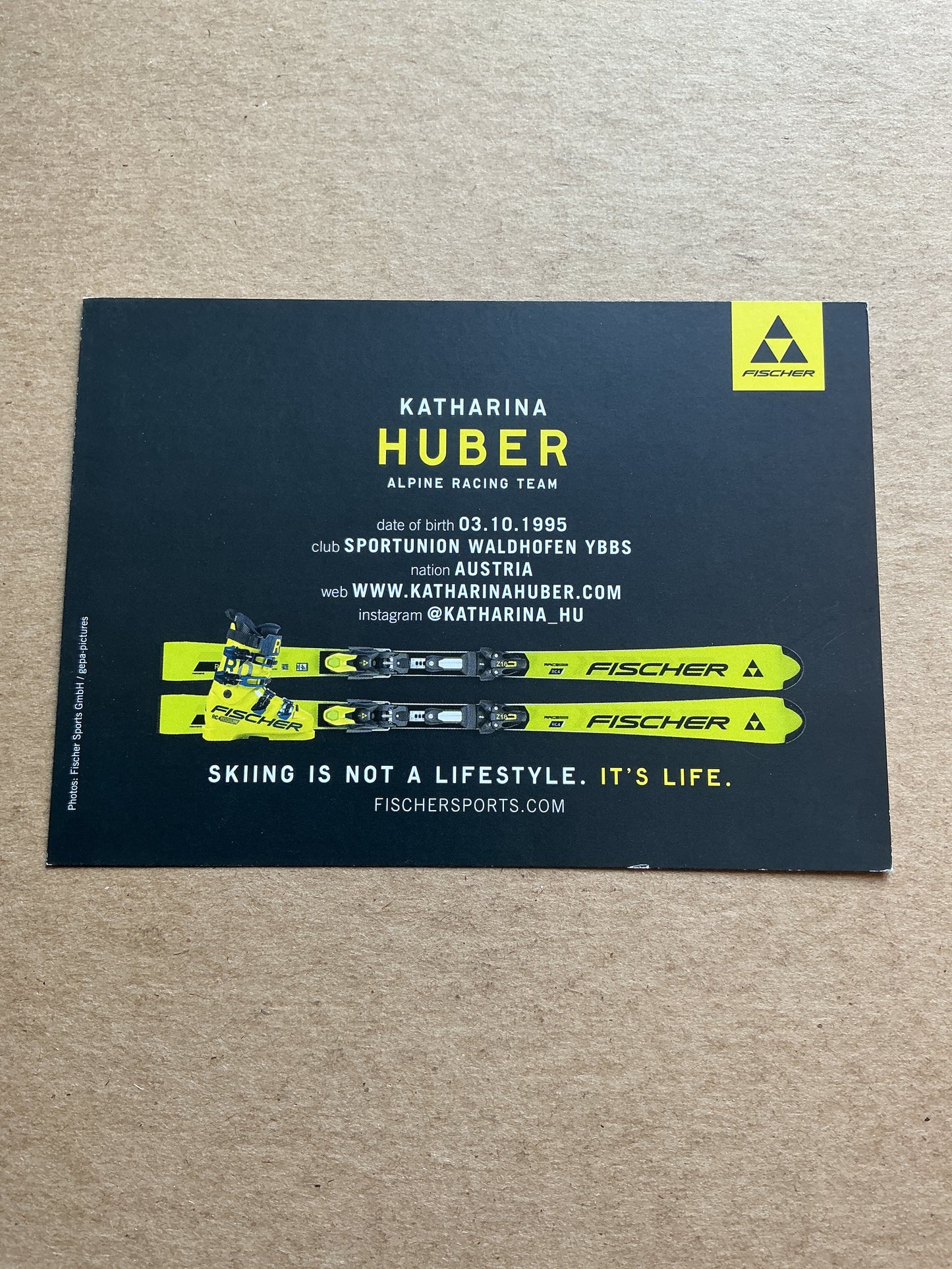 Katharina Huber, Austria 🇦🇹 Alpine Winter Sports 2024/25 hand signed