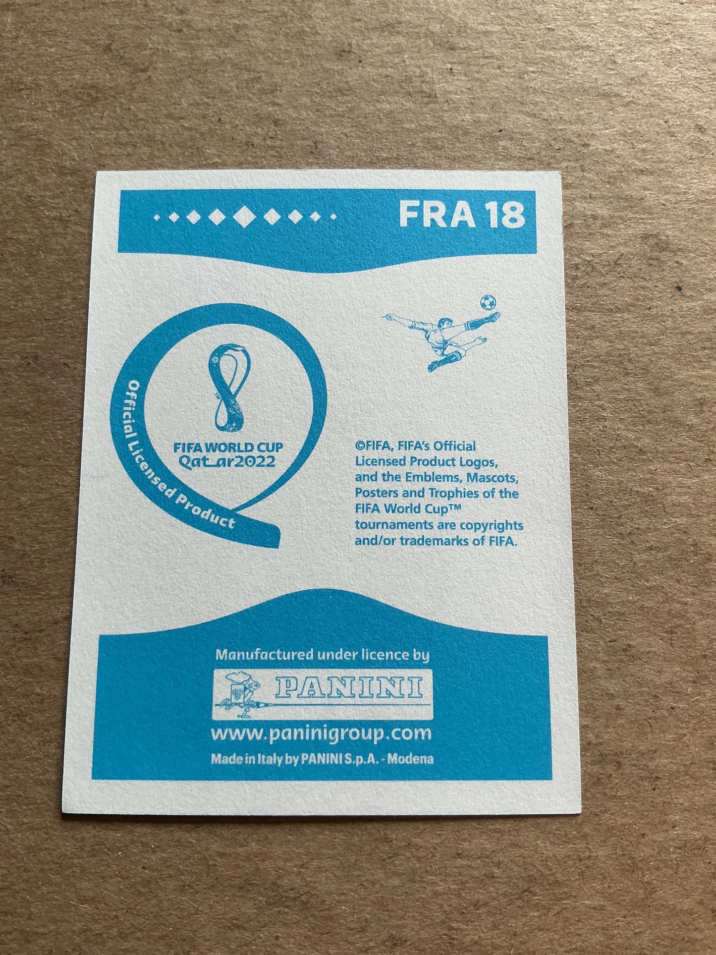Antoine Griezmann, France 🇫🇷 FIFA World Cup 2022 Panini hand signed