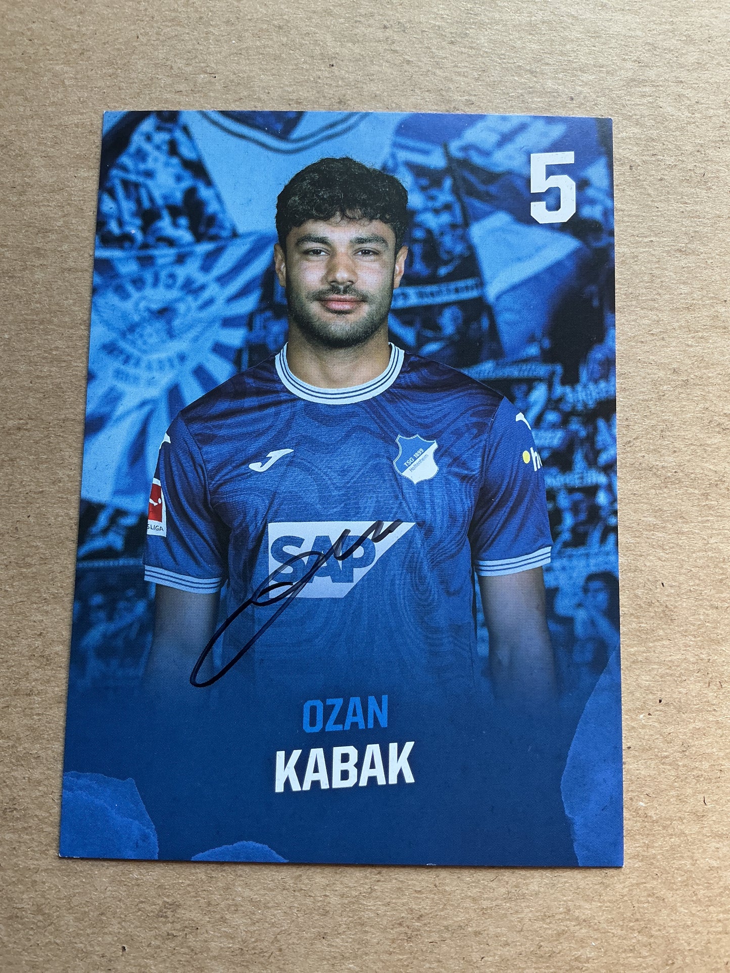Ozan Kabak, Türkiye 🇹🇷 TSG 1899 Hoffenheim 2023/24 hand signed