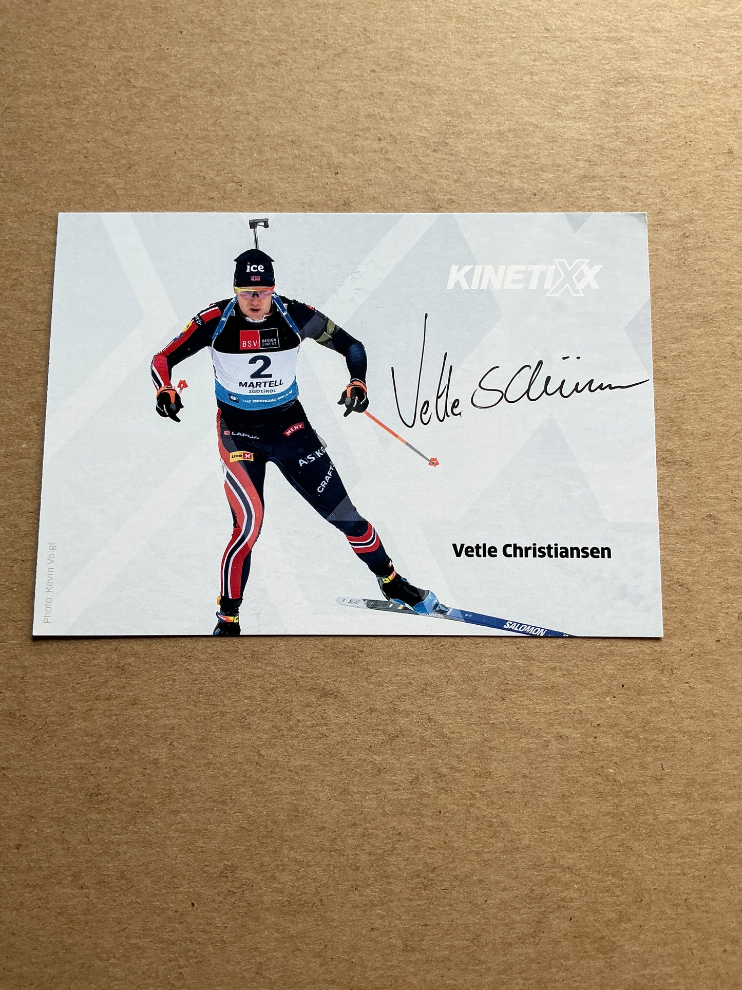 Vetle Christiansen, Norway 🇳🇴 Biathlon Winter Sports 2024/25 hand signed