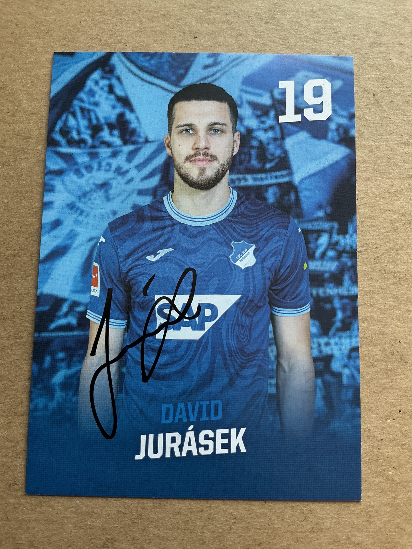David Jurasek, Czech Republic 🇨🇿 TSG 1899 Hoffenheim 2023/24 hand signed