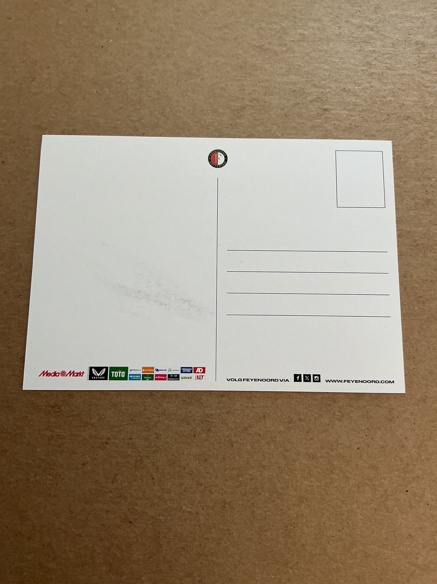 Oussama Tharghalline, Morocco 🇲🇦 Feyenoord Rotterdam 2024/25 hand signed