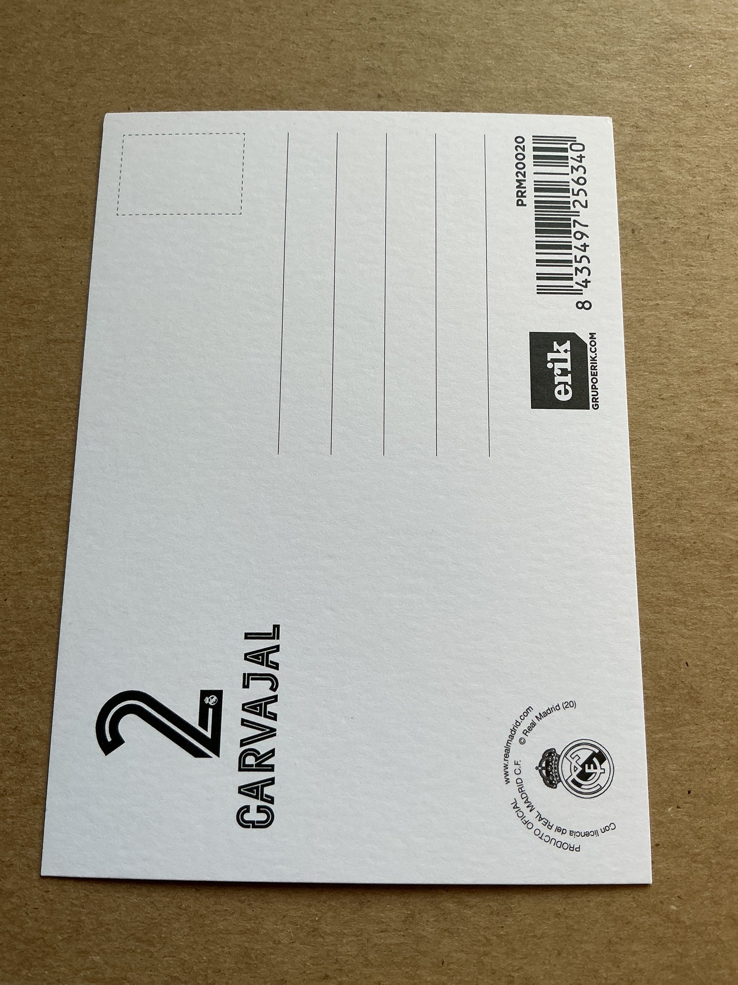 Dani Carvajal, Spain 🇪🇸 Real Madrid 2020/21 hand signed