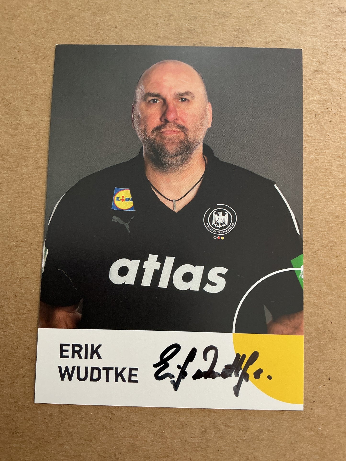Erik Wudtke, Germany 🇩🇪 Handball Sports 2025 hand signed