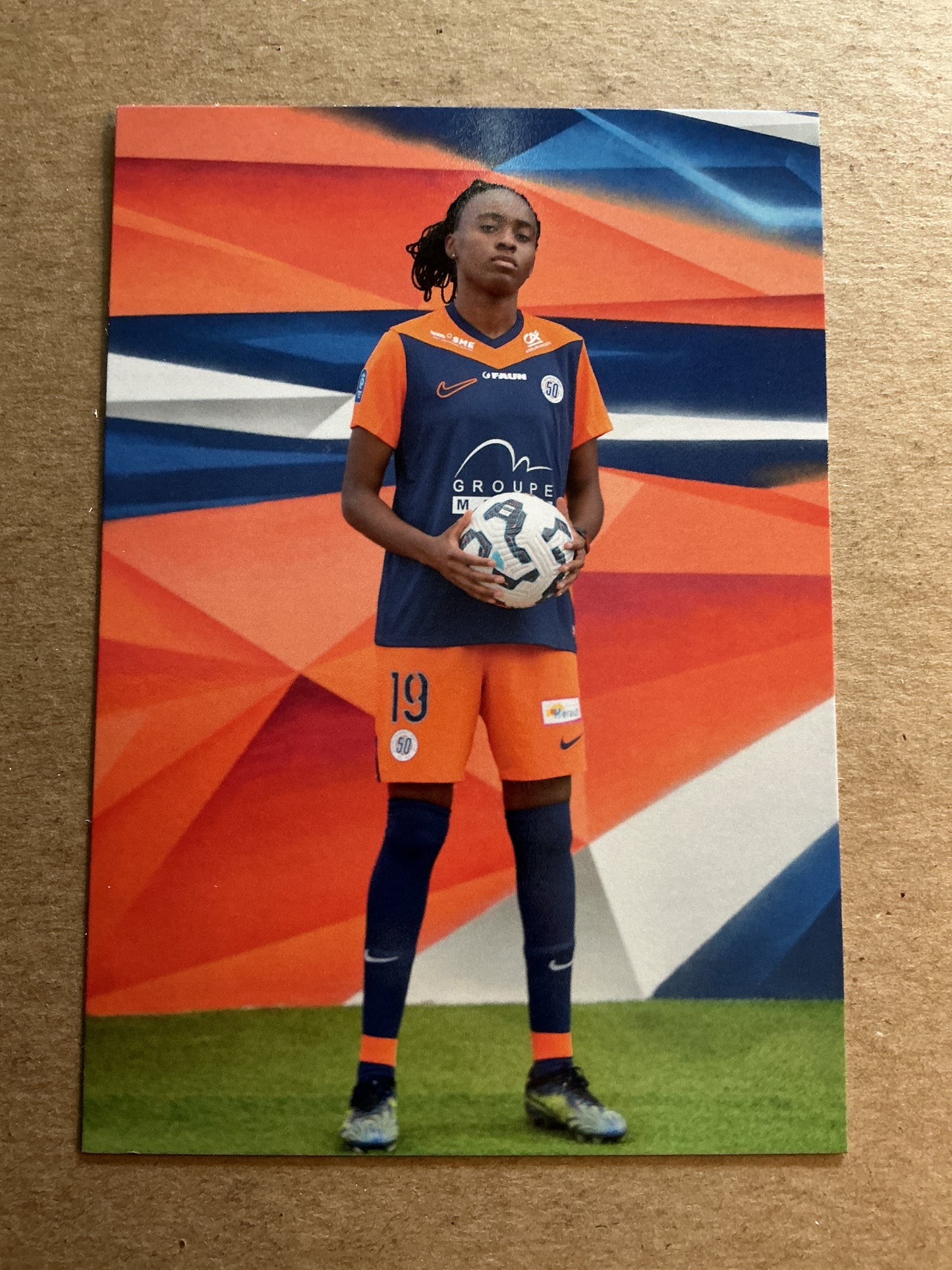 Esther Mbakem-Niaro, France 🇫🇷 Montpellier HSC 2024/25 hand signed