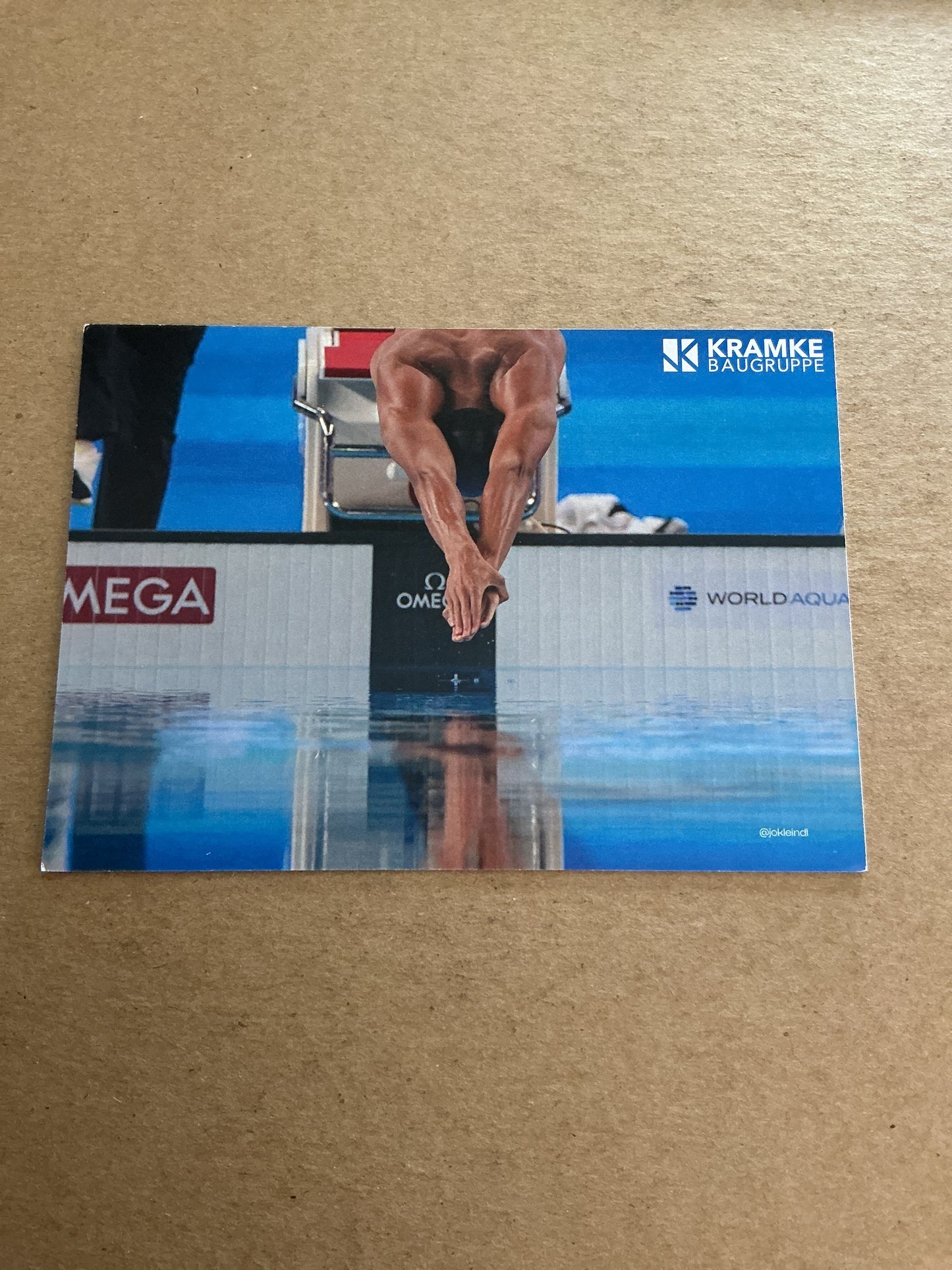 Melvin Imoudu, Germany 🇩🇪 Swimming Summer Olympics 2024 hand signed