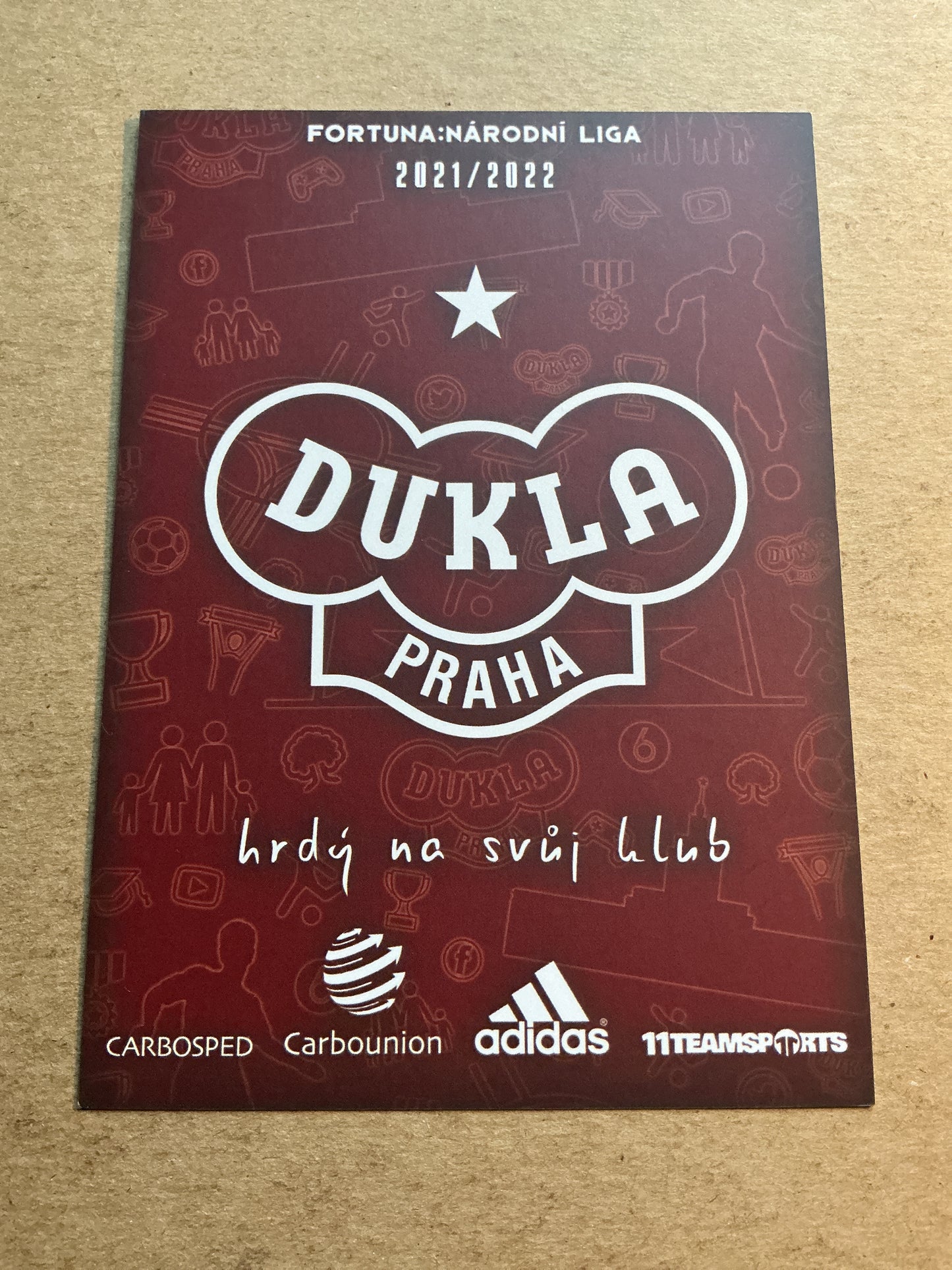 Štěpán Šebrle, Czech Republic 🇨🇿 FK Dukla Prague 2021/22 hand signed