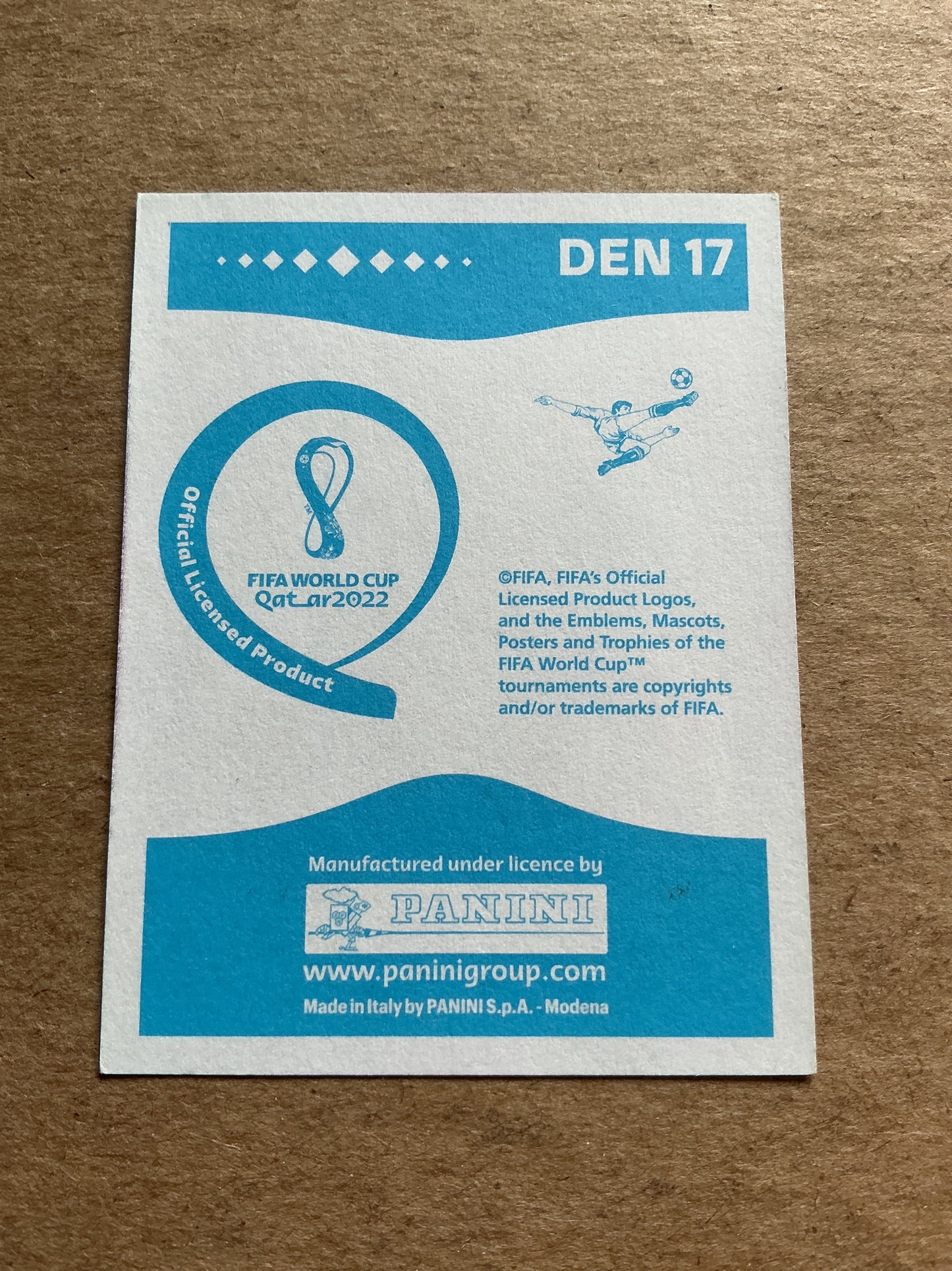 Kasper Dolberg, Denmark 🇩🇰 FIFA World Cup 2022 Panini hand signed