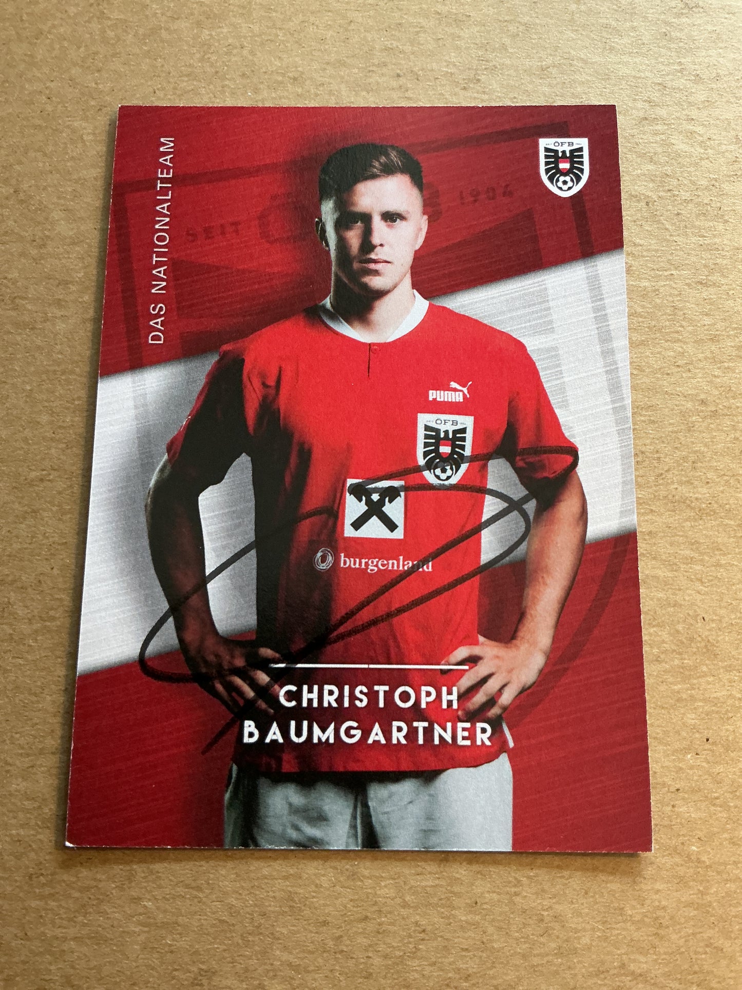 Christoph Baumgartner, Austria 🇦🇹 2023 hand signed
