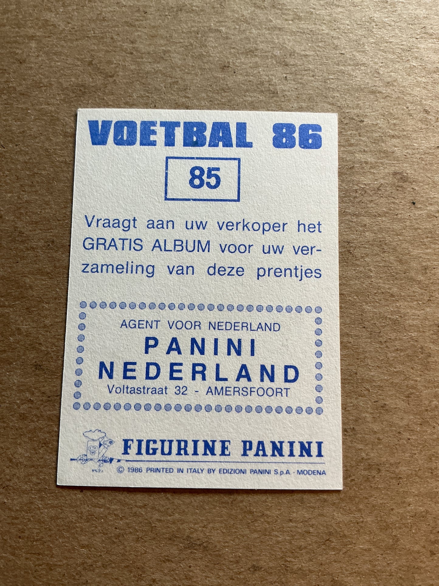 Jan Sørensen, Denmark 🇩🇰 Feyenoord Rotterdam 1986 Panini hand signed