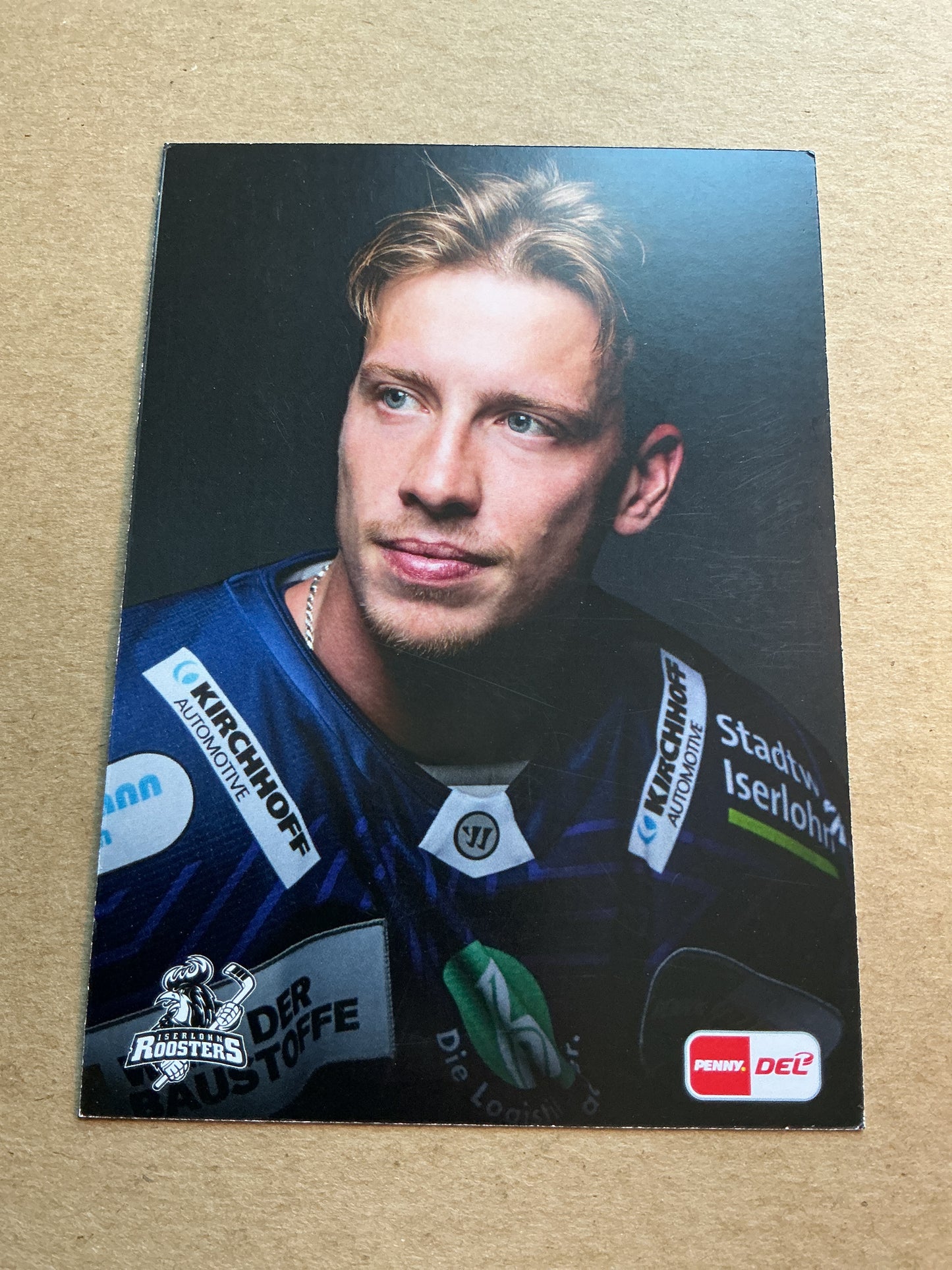 Braydon Burke, Canada 🇨🇦 Iserlohn Roosters 2024/25 hand signed