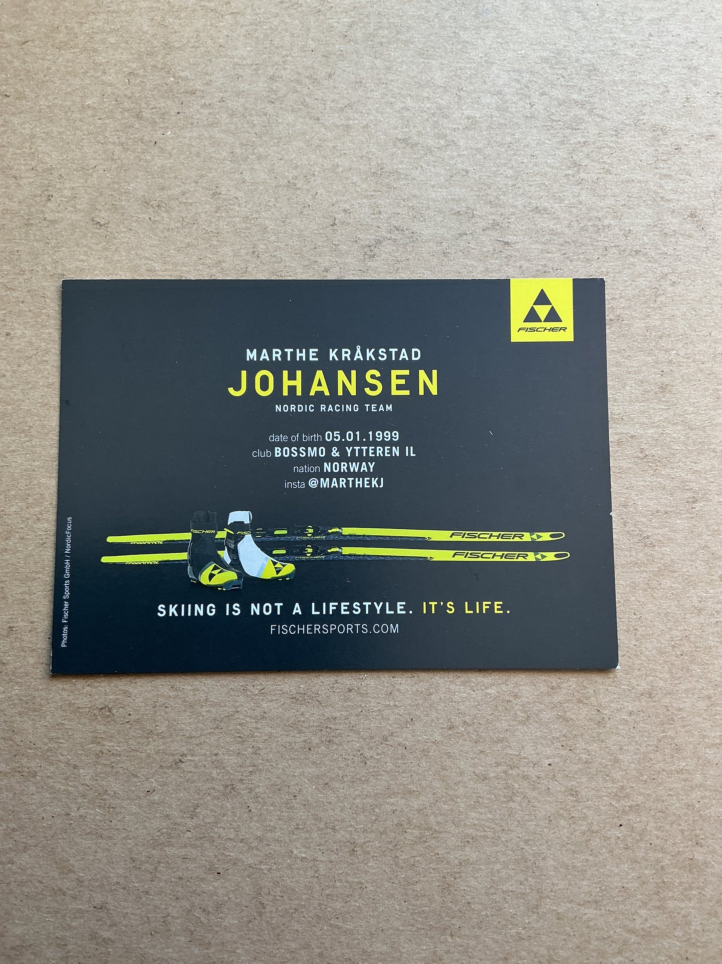 Marthe Kråkstad Johansen, Norway 🇳🇴 Biathlon Winter 2025/26 hand signed