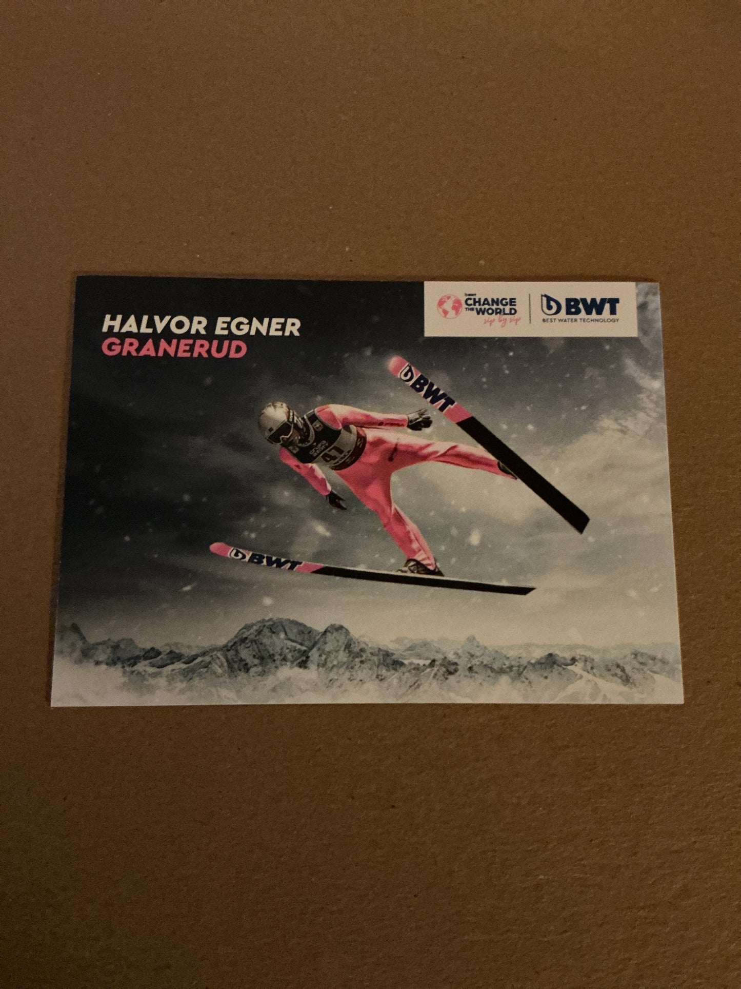 Halvor Egner Granerud, Norway 🇳🇴 Ski Jump 2023/24 hand signed
