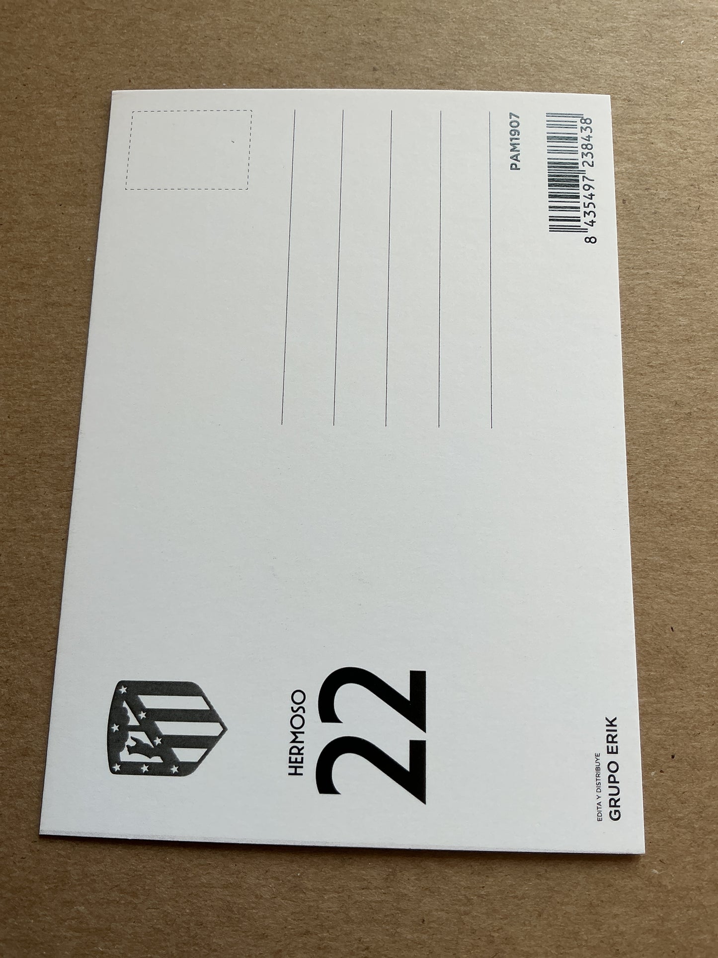 Mario Hermoso, Spain 🇪🇸 Atletico Madrid 2019/20 hand signed