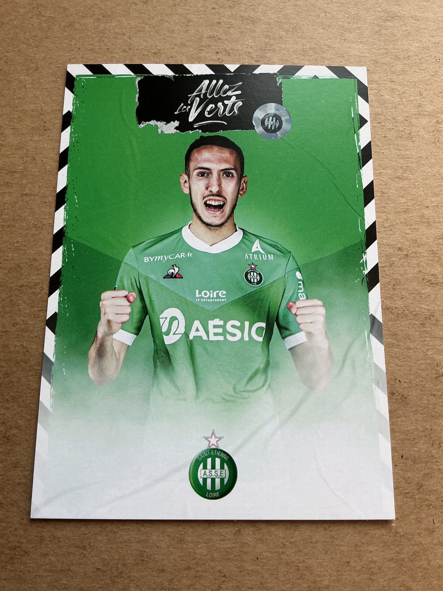Baptiste Gabard, France 🇫🇷 AS Saint-Étienne 2020/21 hand signed