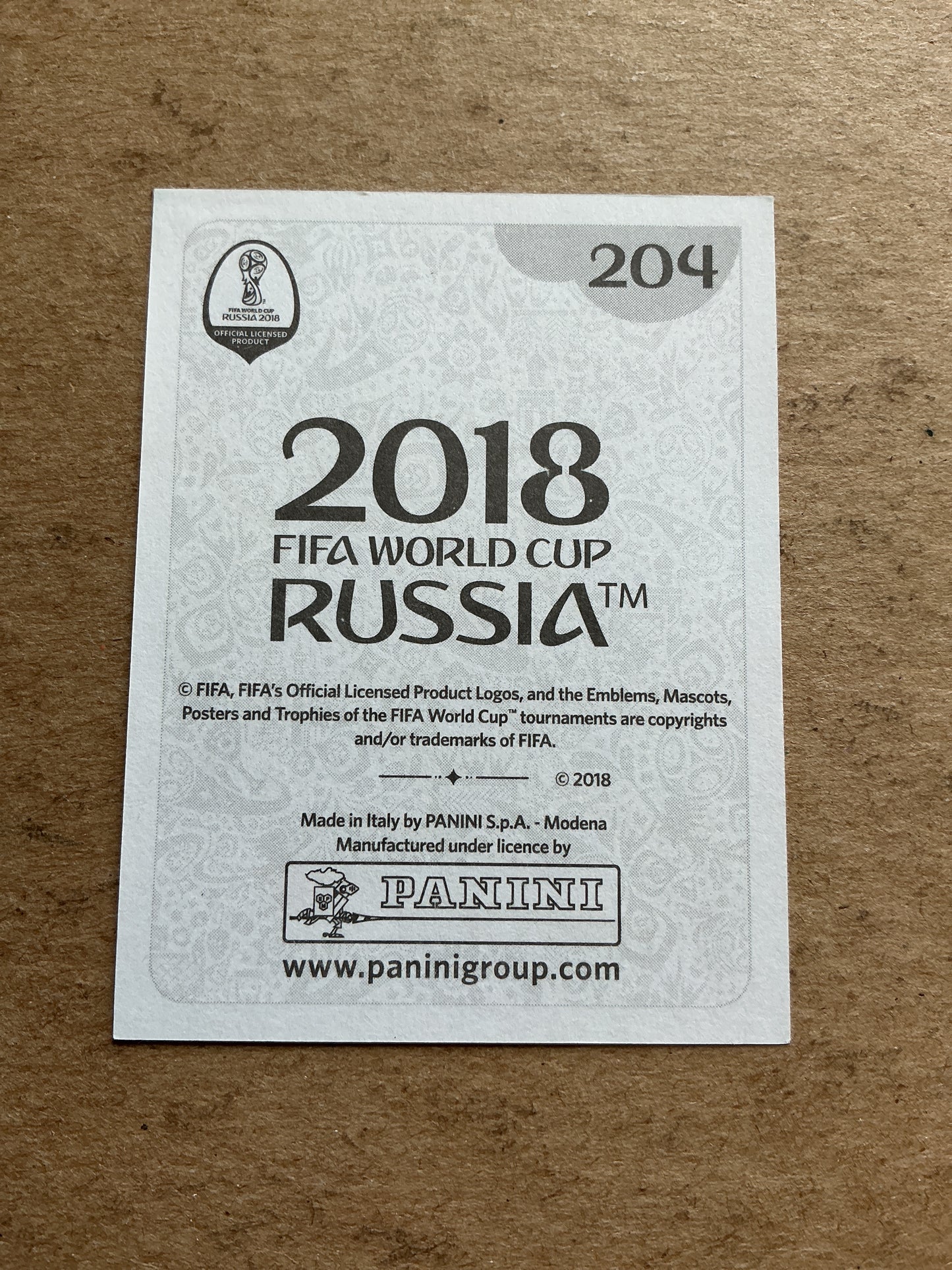 Adrien Rabiot, France π«π· FIFA World Cup 2018 Panini hand signed