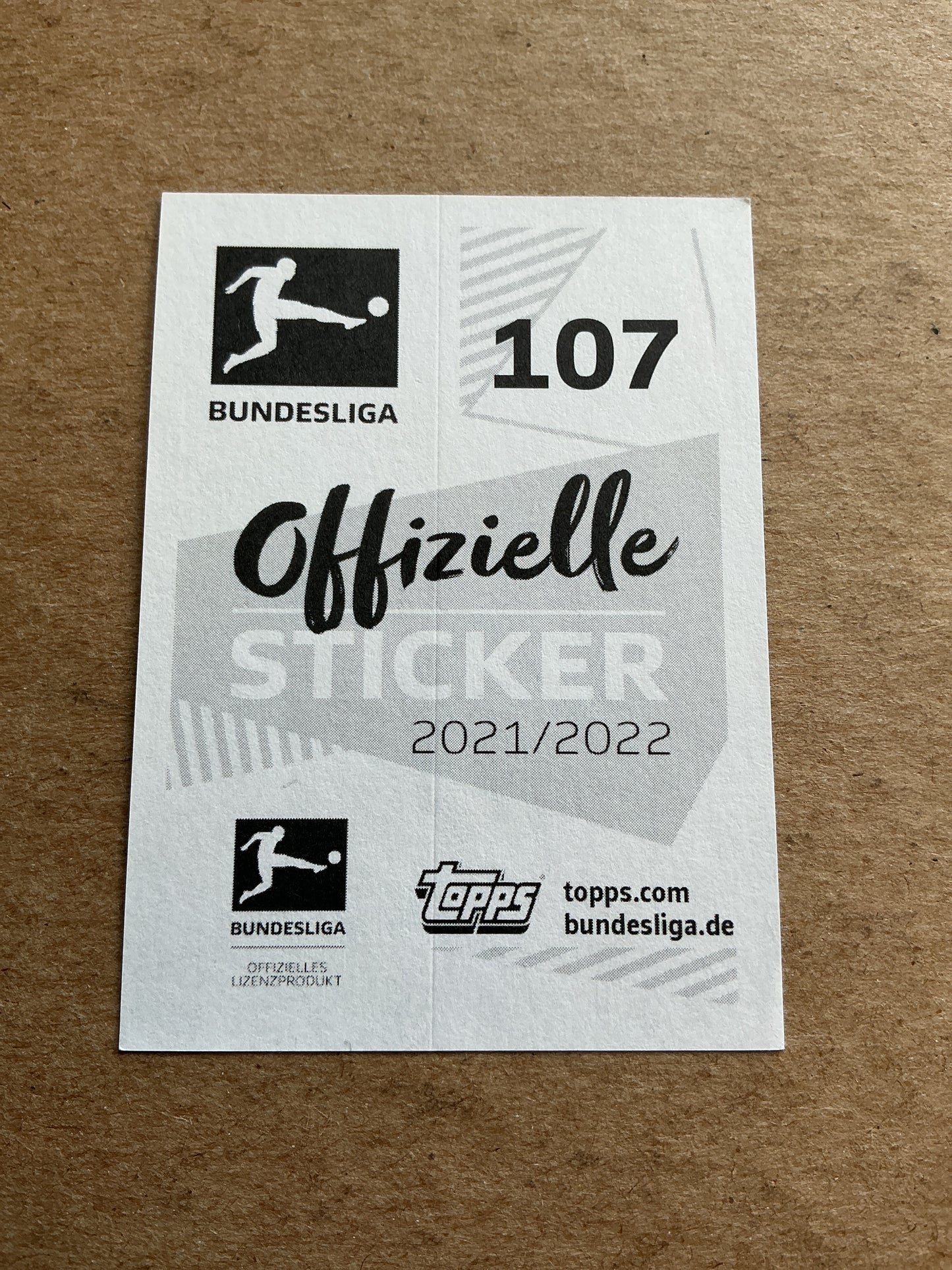 Joakim Nilsson, Sweden 🇸🇪 Arminia Bielefeld 2021/22 Topps hand signed