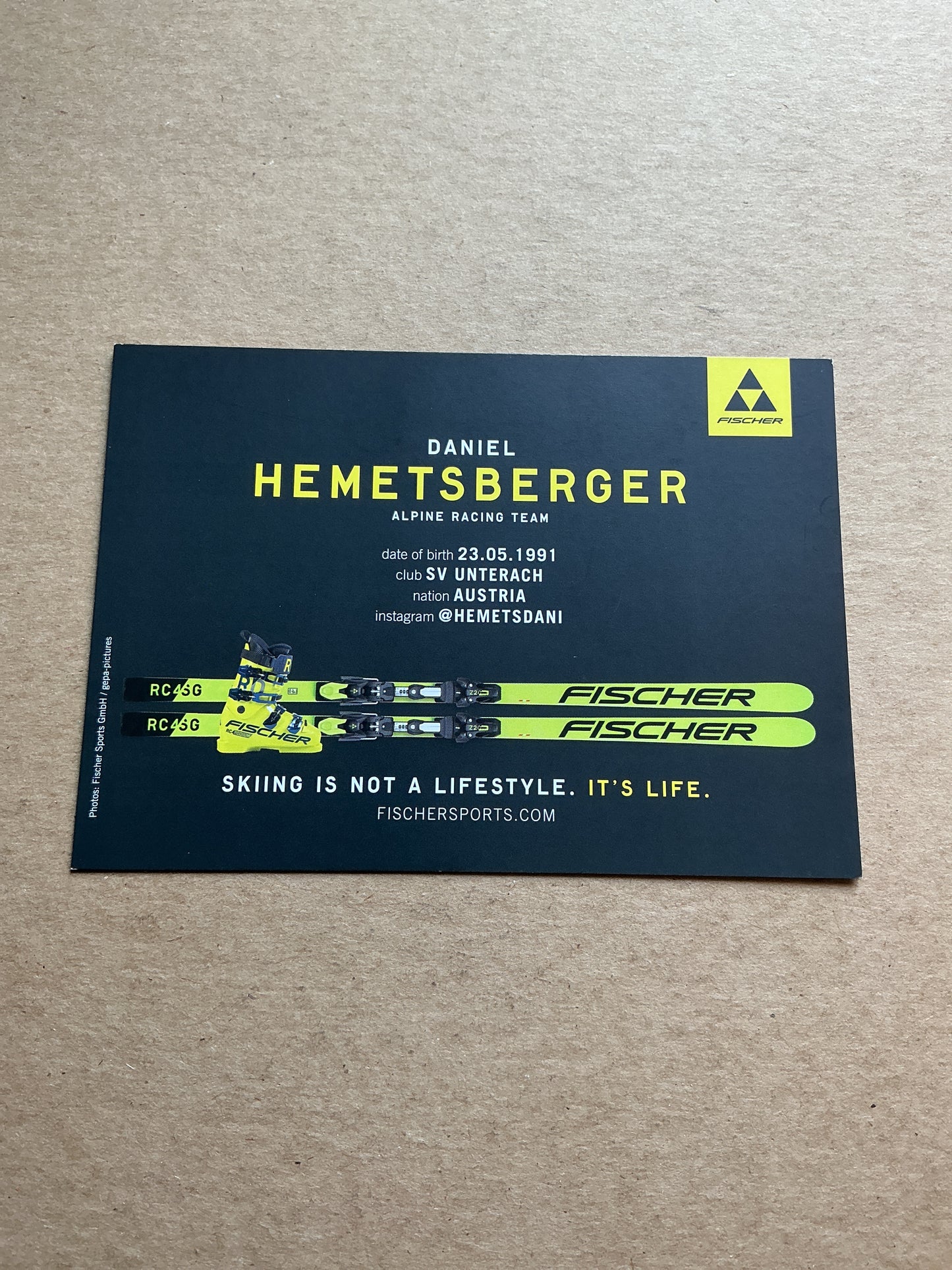 Daniel Hemetsberger, Austria 🇦🇹 Alpine Winter Sports 2024/25 hand signed