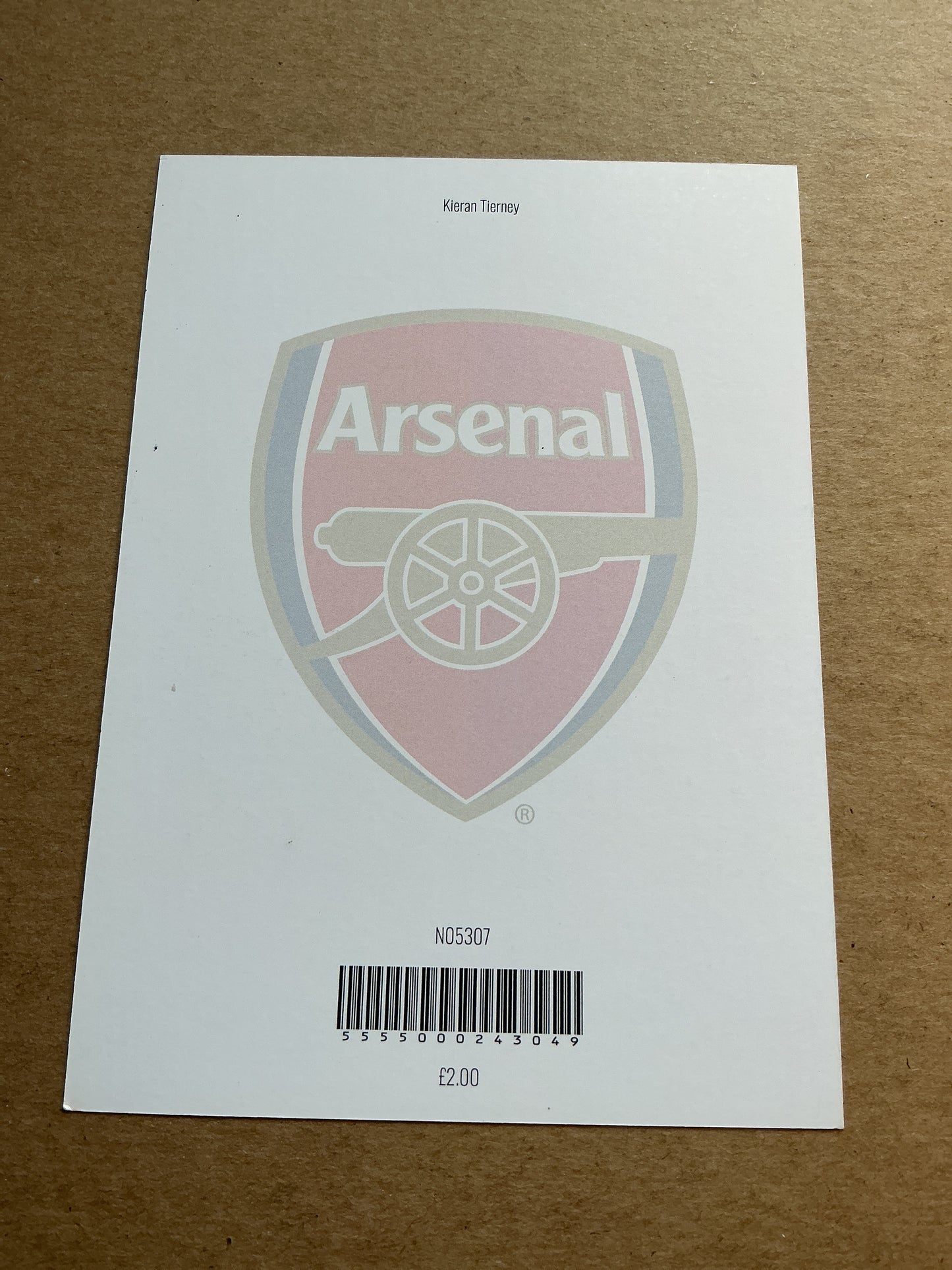 Kieran Tierney, Scotland 🏴 Arsenal FC 2022/23 hand signed