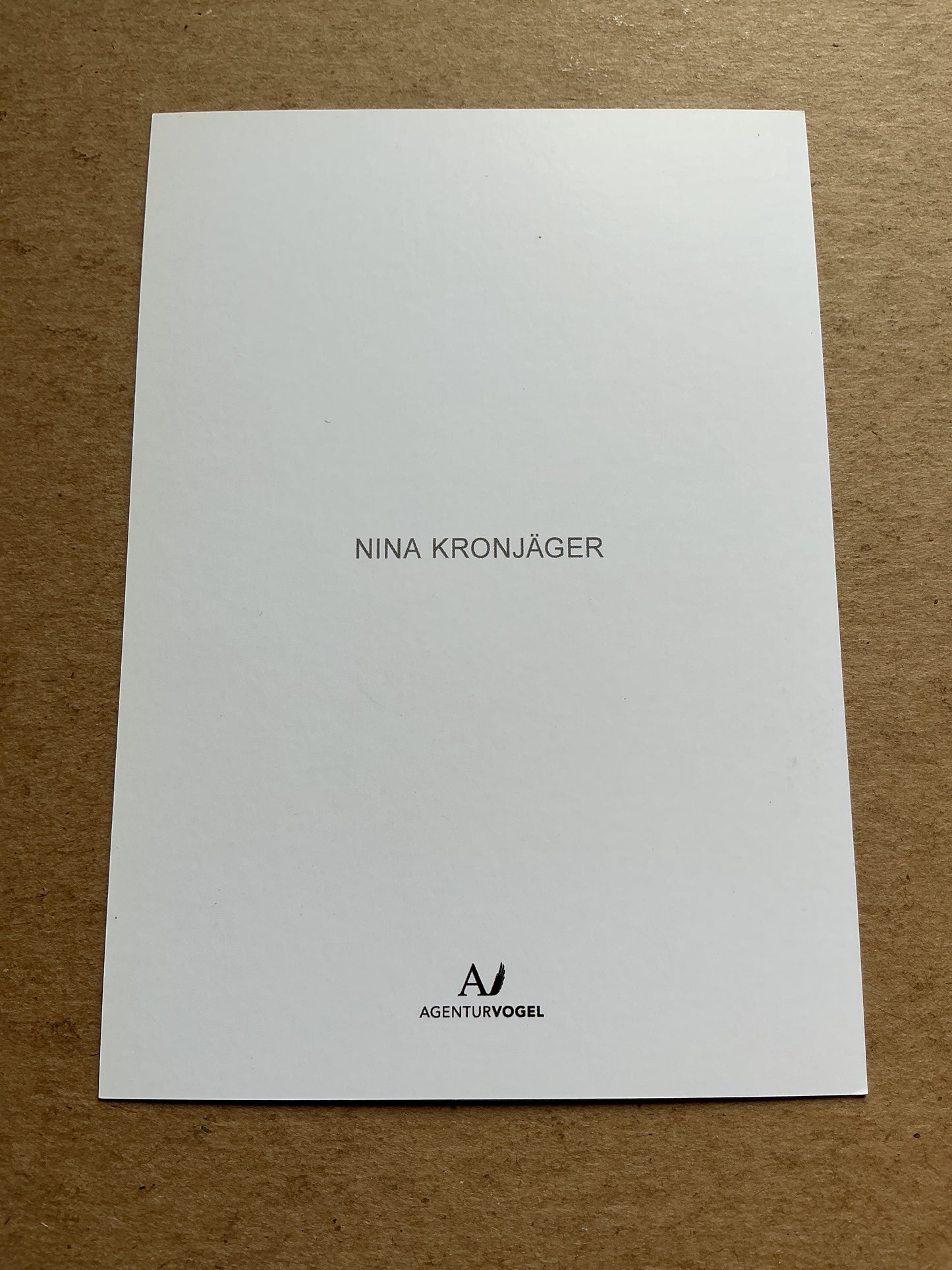 Nina Kronjäger, Germany 🇩🇪 Actress 2026 hand signed