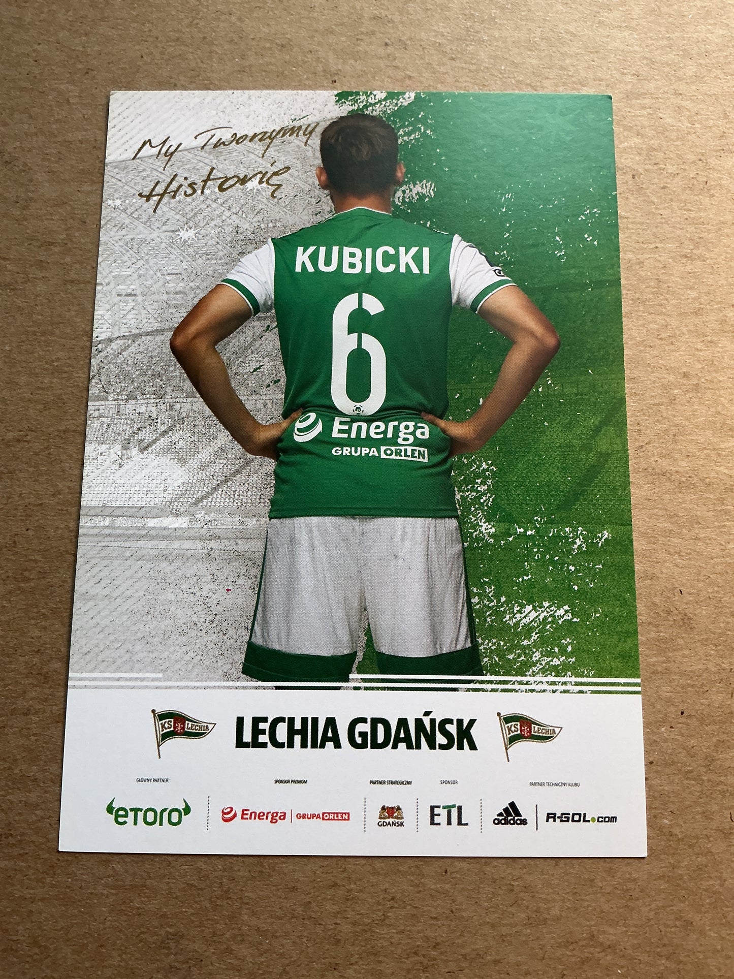 Jarosław Kubicki, Poland 🇵🇱 Lechia Gdansk 2022/23 hand signed
