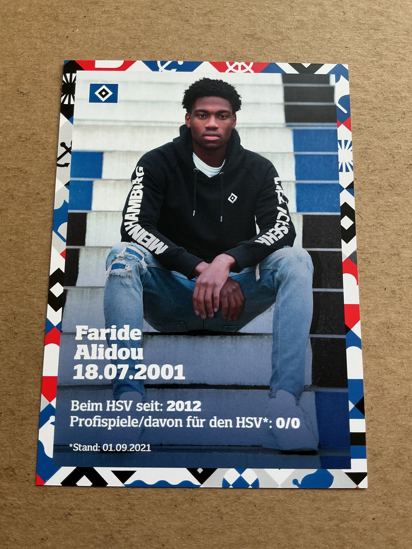 Faride Alidou, Germany π©πͺ Hamburger SV 2021/22 hand signed