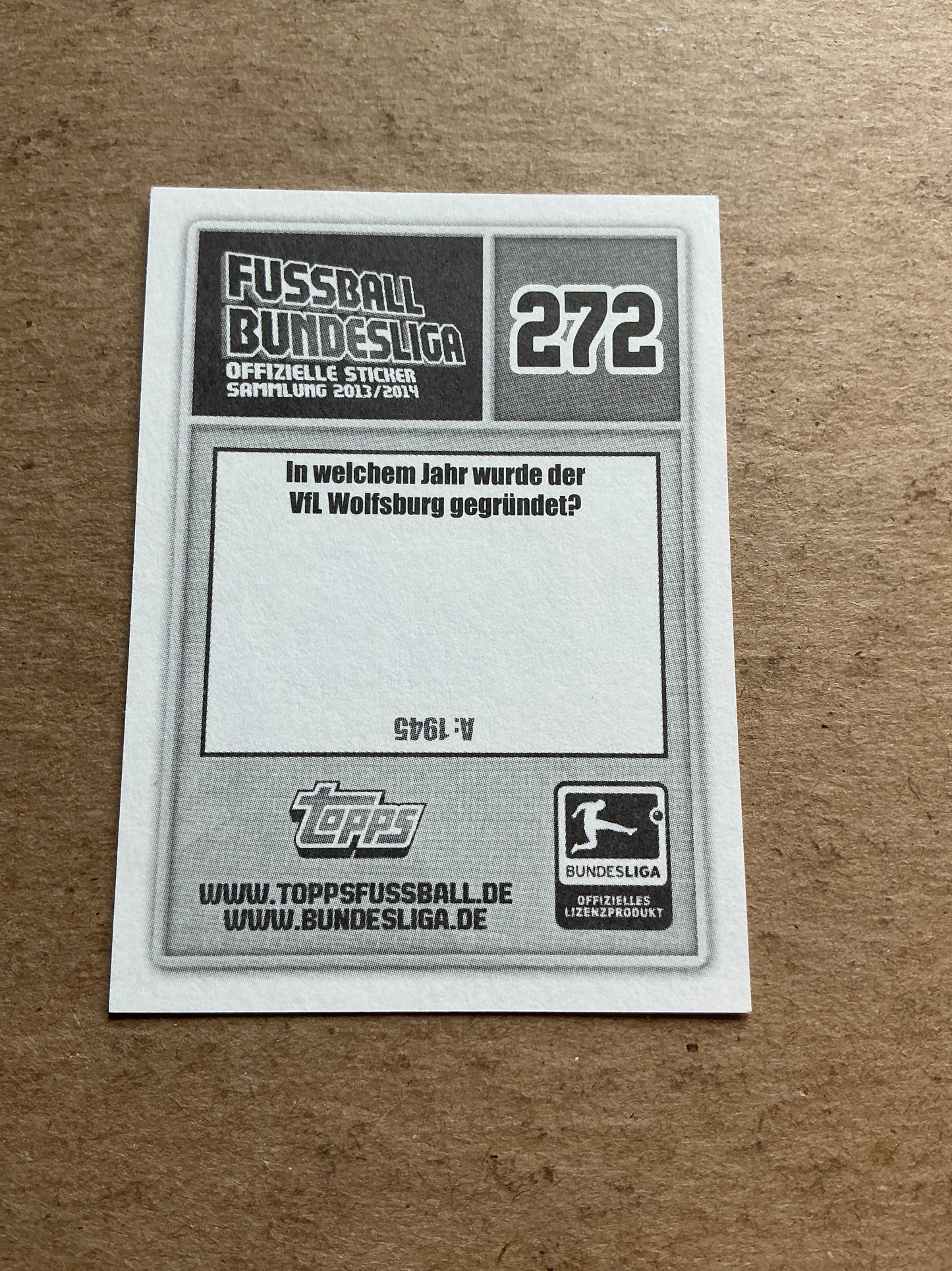 Bas Dost, Netherlands π³π± VfL Wolfsburg 2013/14 Topps hand signed