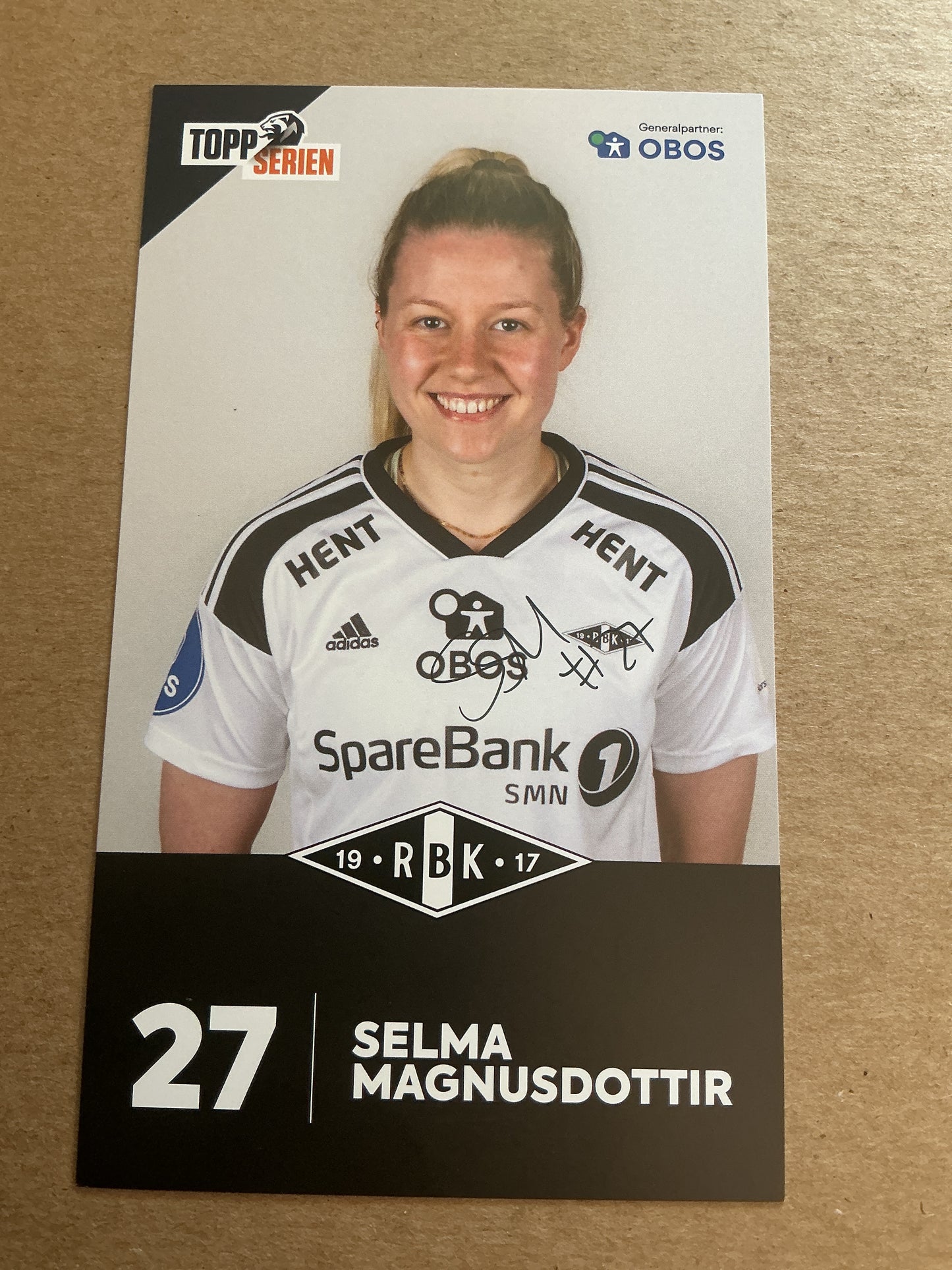 Selma Magnusdottir, Iceland 🇮🇸 Rosenborg BK 2022/23 hand signed