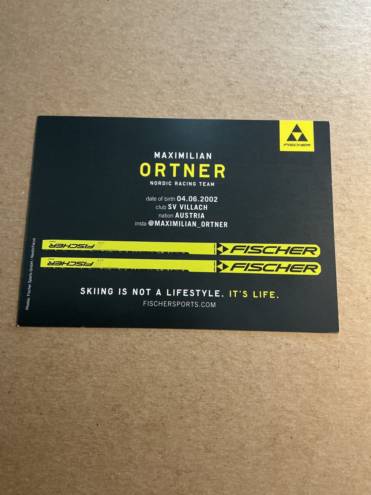 Maximilian Ortner, Austria 🇦🇹 Ski Jumping Winter Sports 2024/25 hand signed